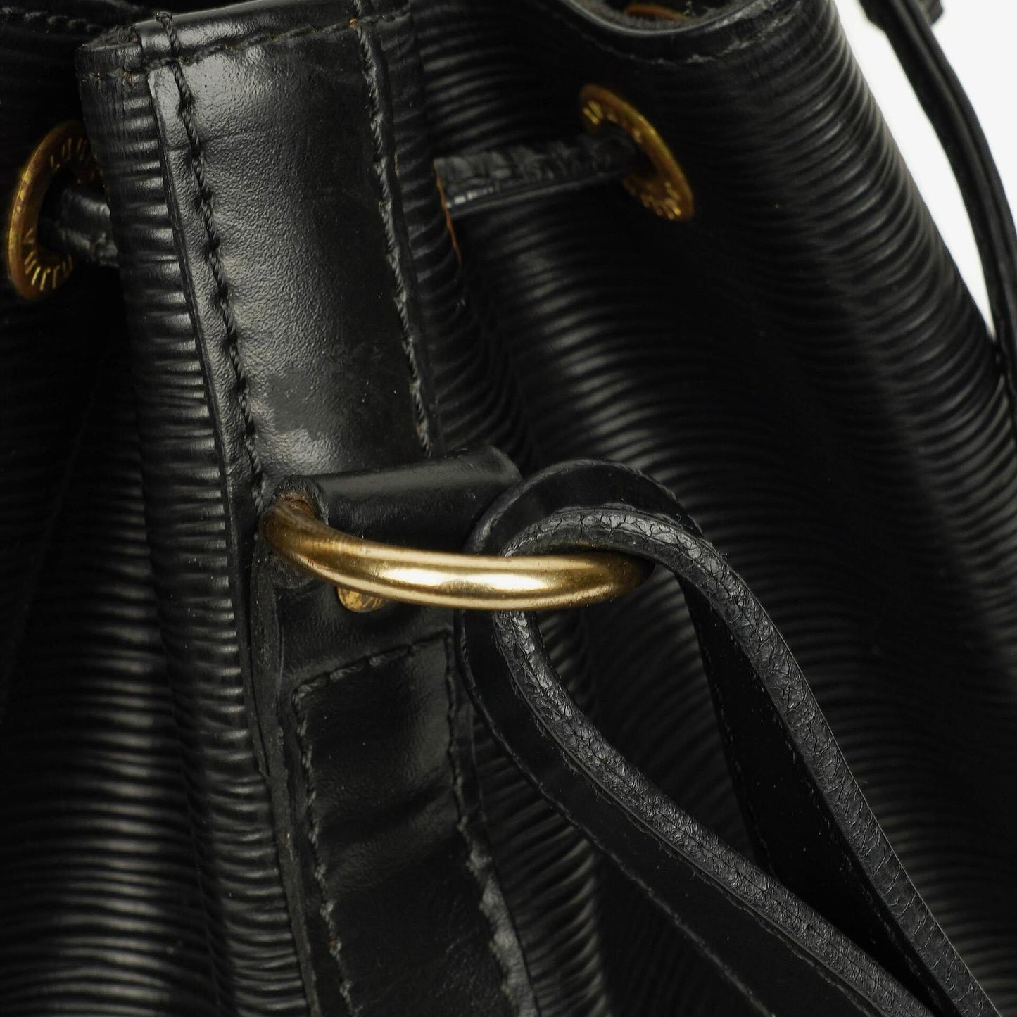 Louis Vuitton Petit Noe Black EPI Leather Shoulder Bag