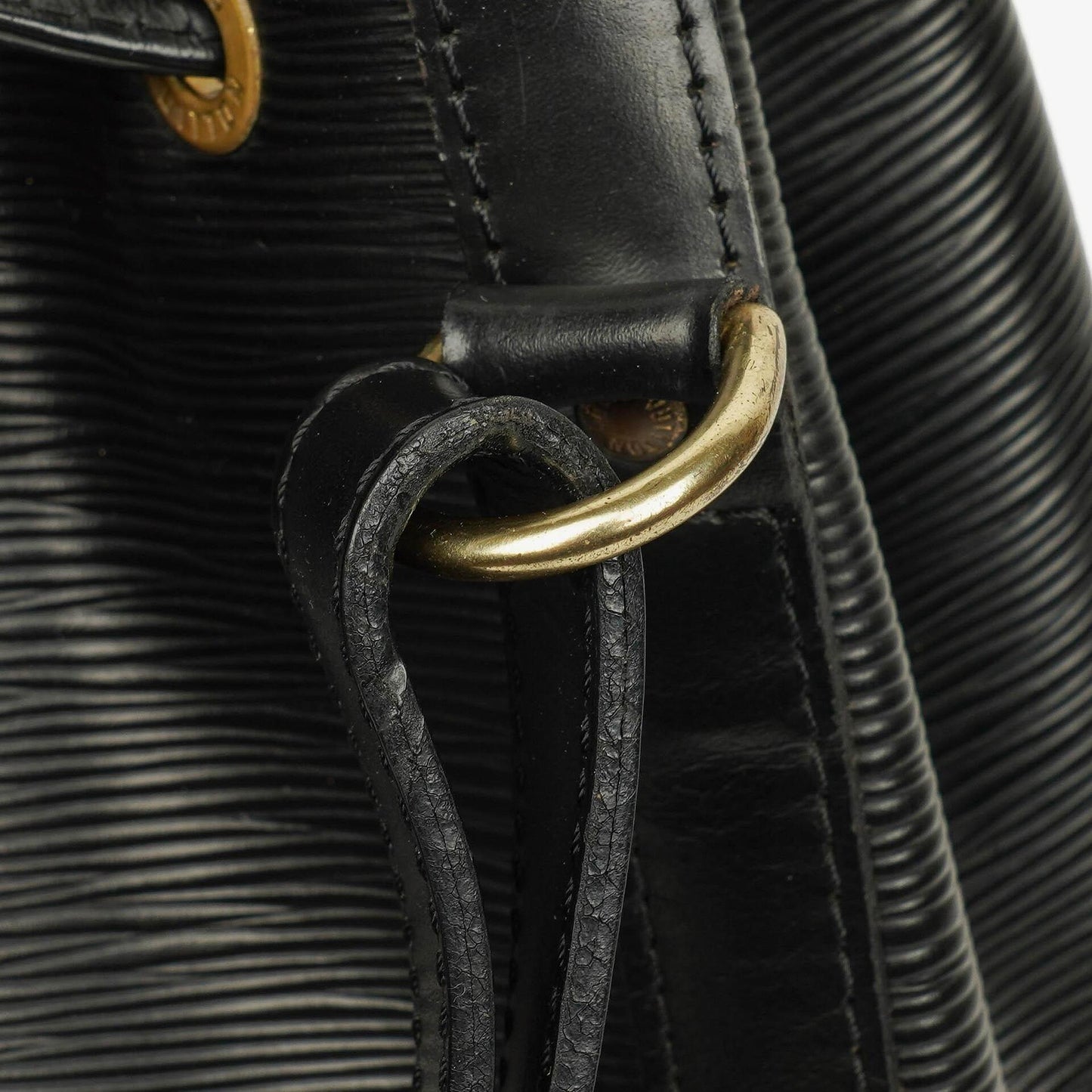 Louis Vuitton Petit Noe Black EPI Leather Shoulder Bag