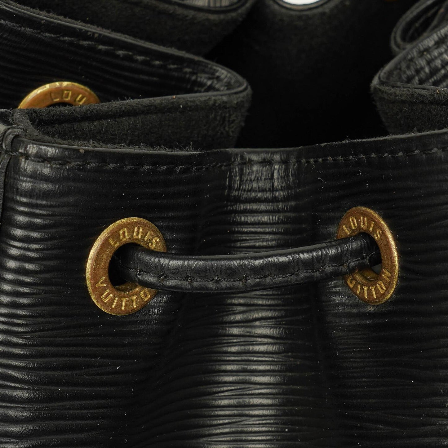 Louis Vuitton Petit Noe Black EPI Leather Shoulder Bag