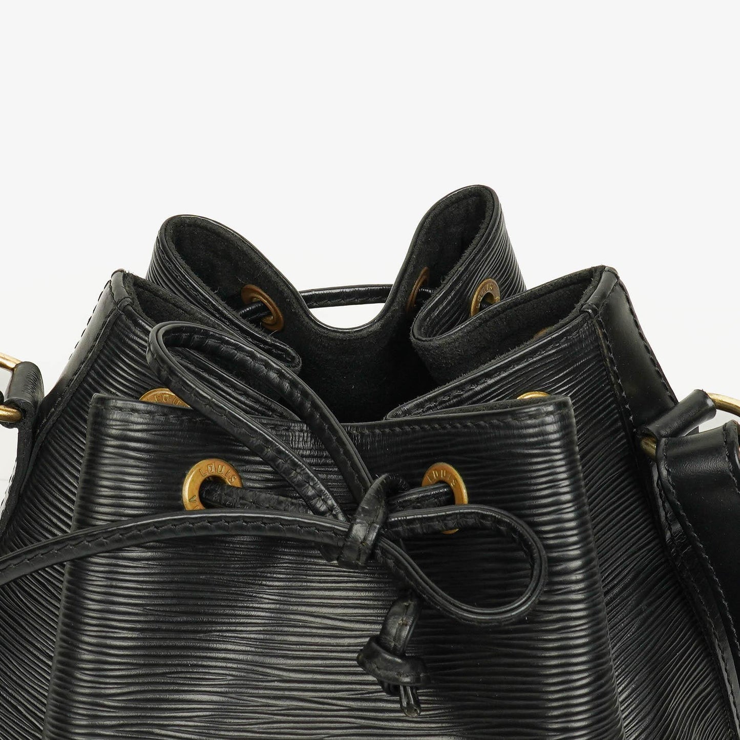Louis Vuitton Petit Noe Black EPI Leather Shoulder Bag