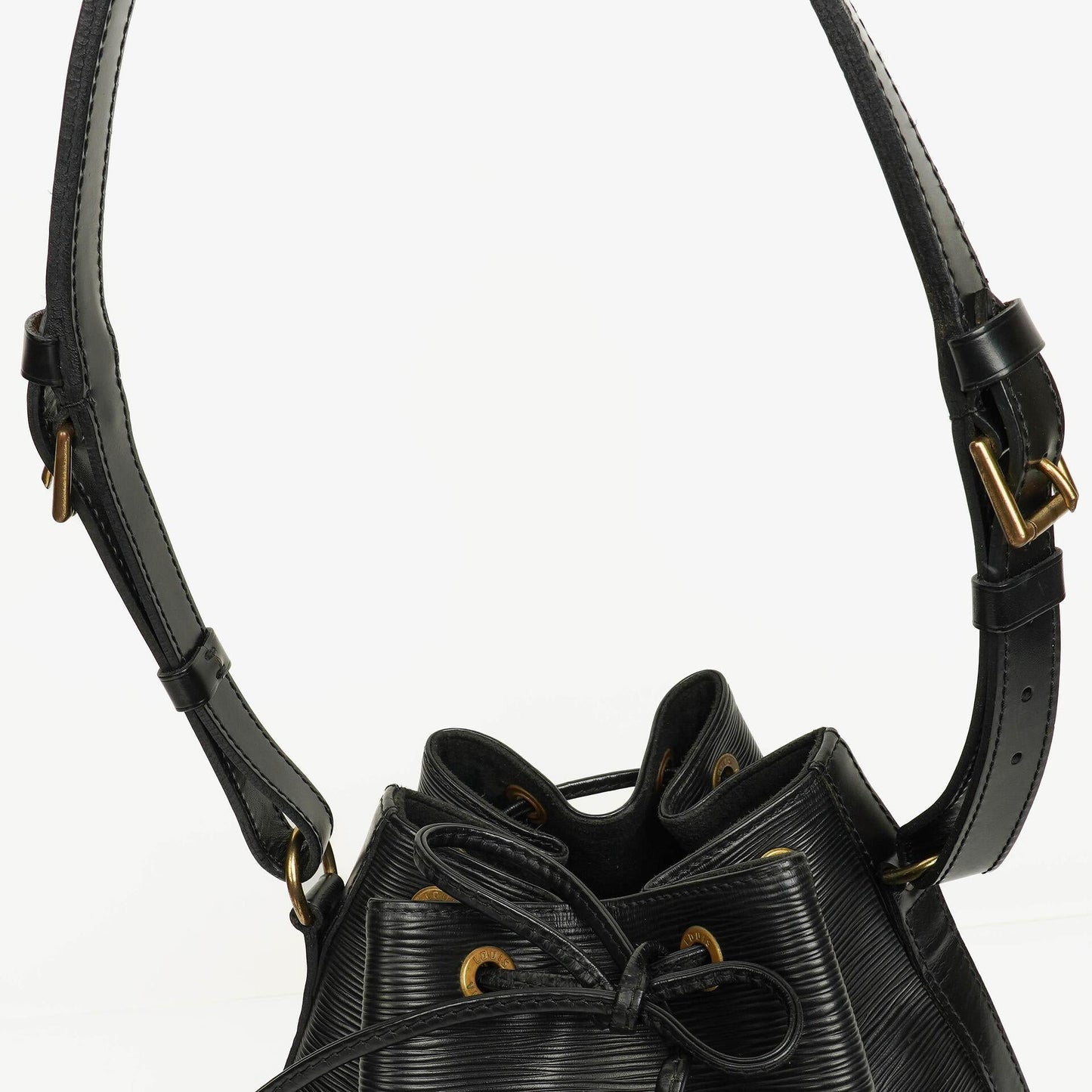 Louis Vuitton Petit Noe Black EPI Leather Shoulder Bag