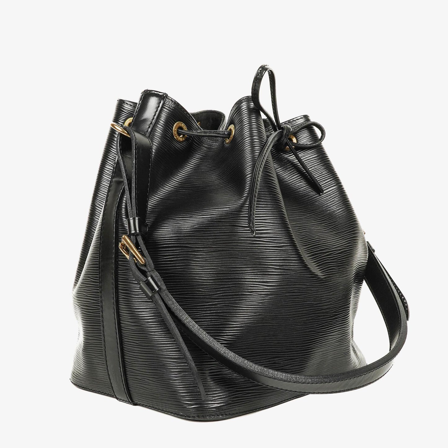 Louis Vuitton Petit Noe Black EPI Leather Shoulder Bag