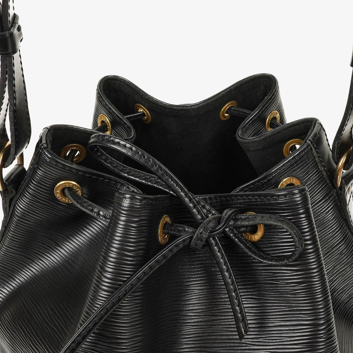Louis Vuitton Petit Noe Black EPI Leather Shoulder Bag