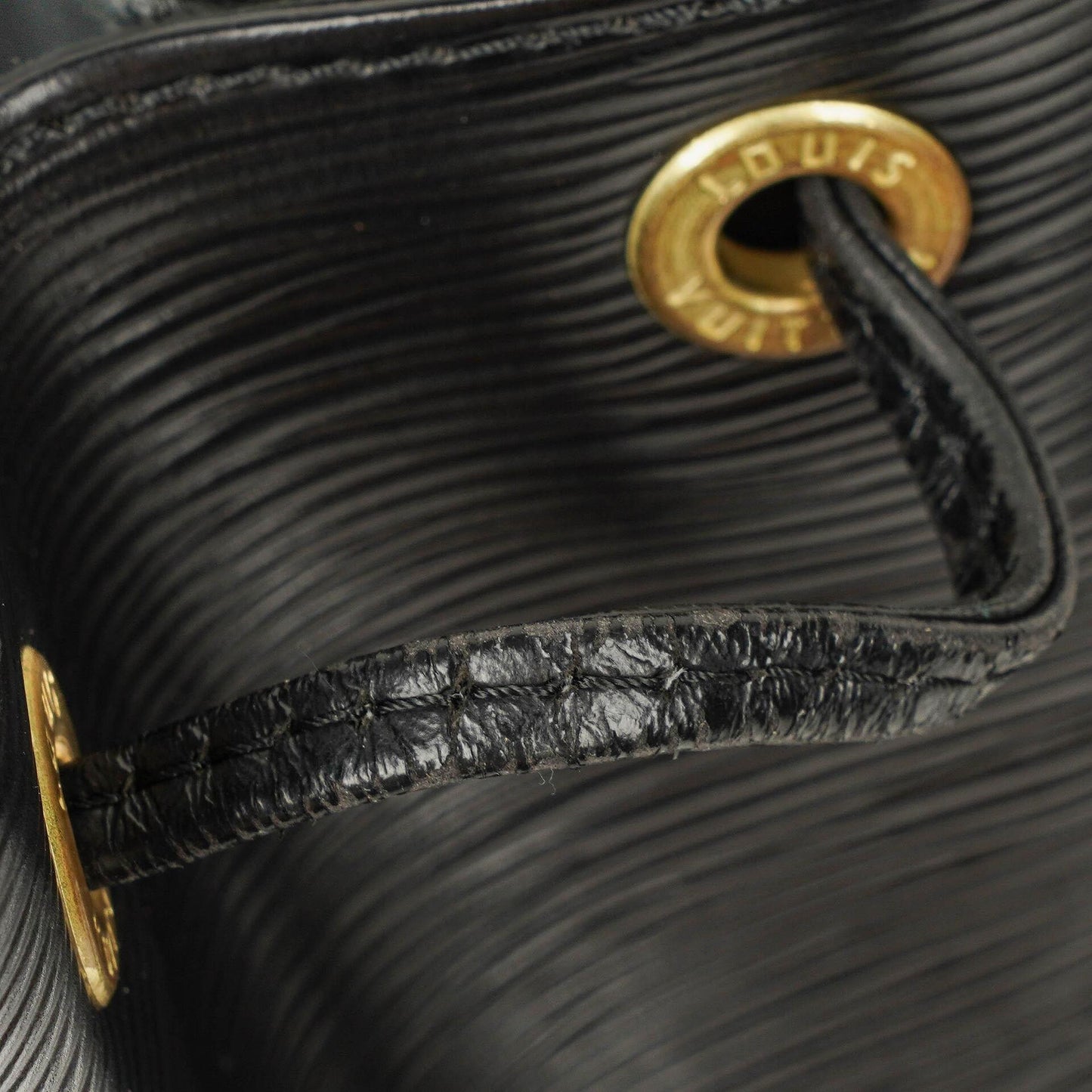 Louis Vuitton Petit Noe Black EPI Leather Shoulder Bag