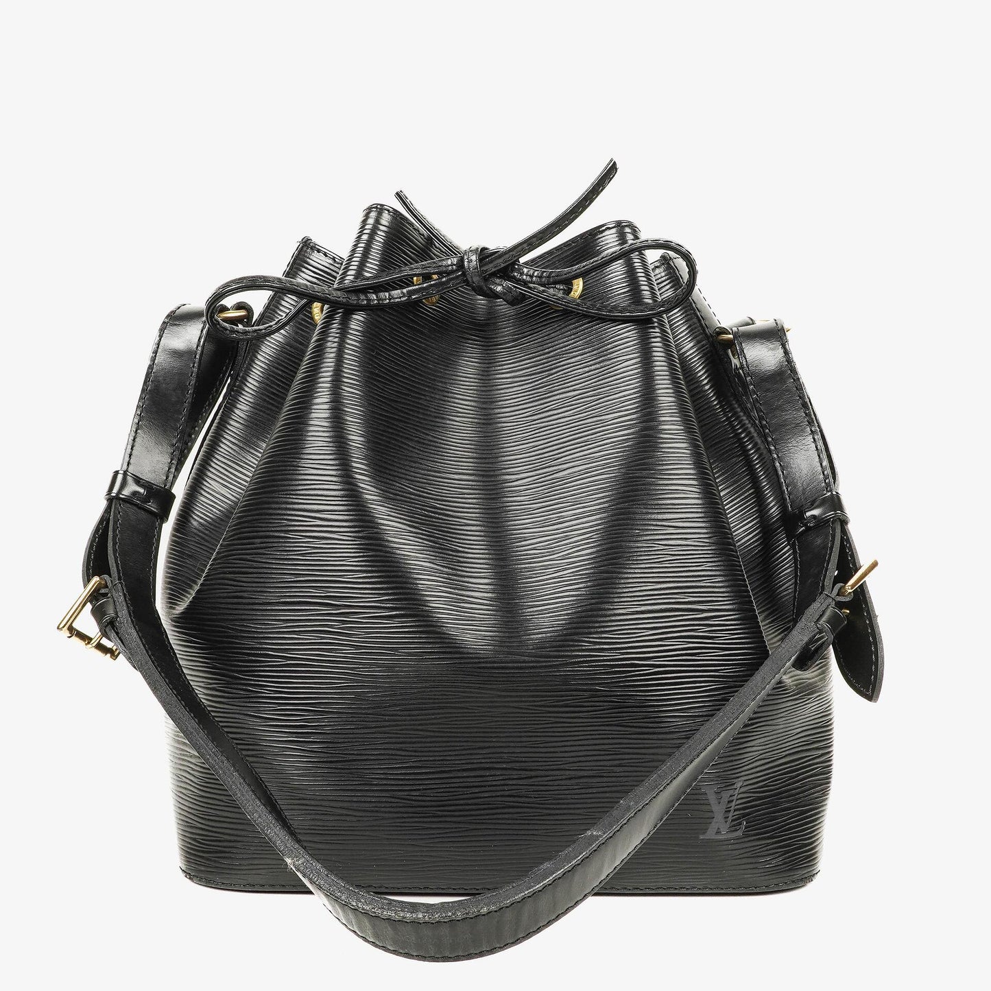 Louis Vuitton Petit Noe Black EPI Leather Shoulder Bag