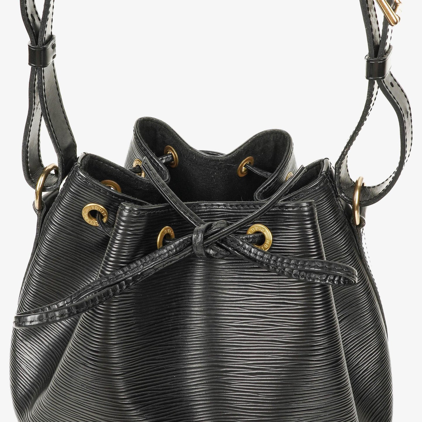 Louis Vuitton Petit Noe Black EPI Leather Shoulder Bag