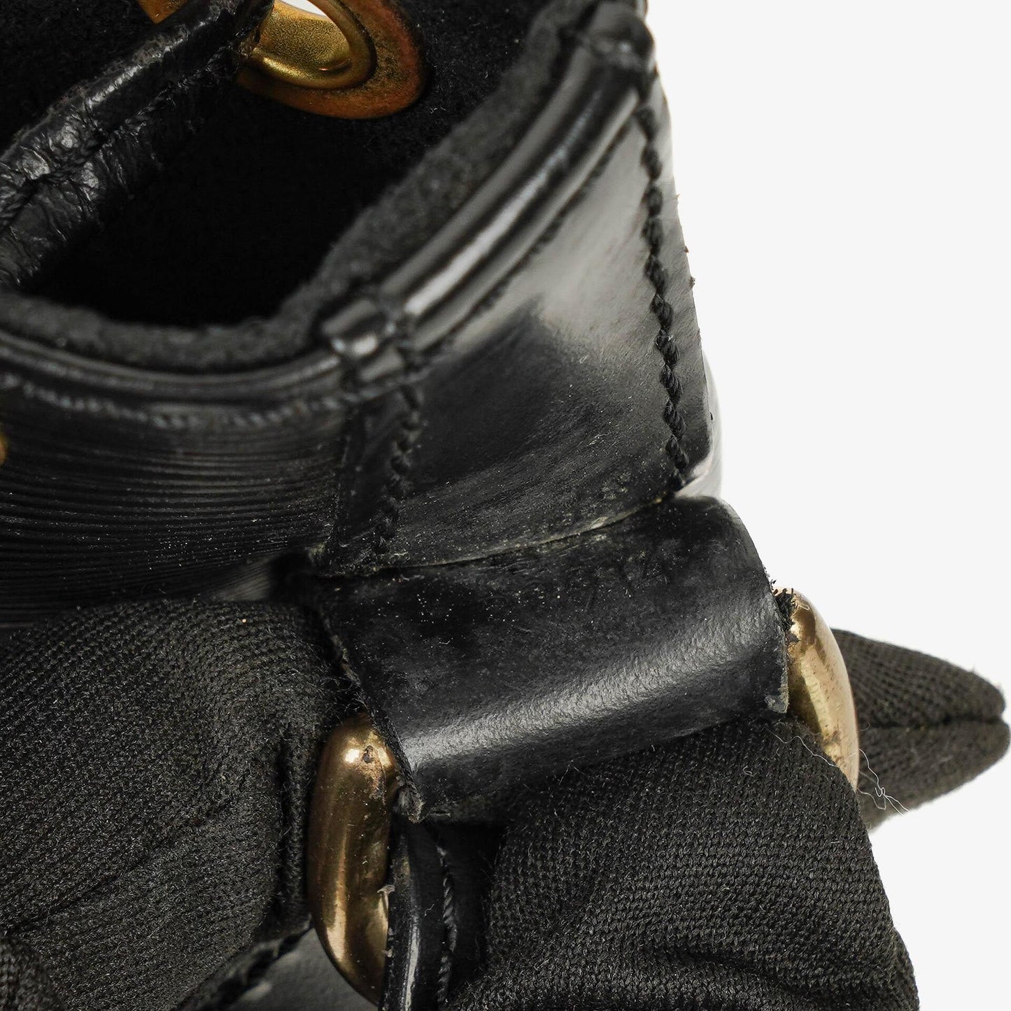 Louis Vuitton Petit Noe Black EPI Leather Shoulder Bag