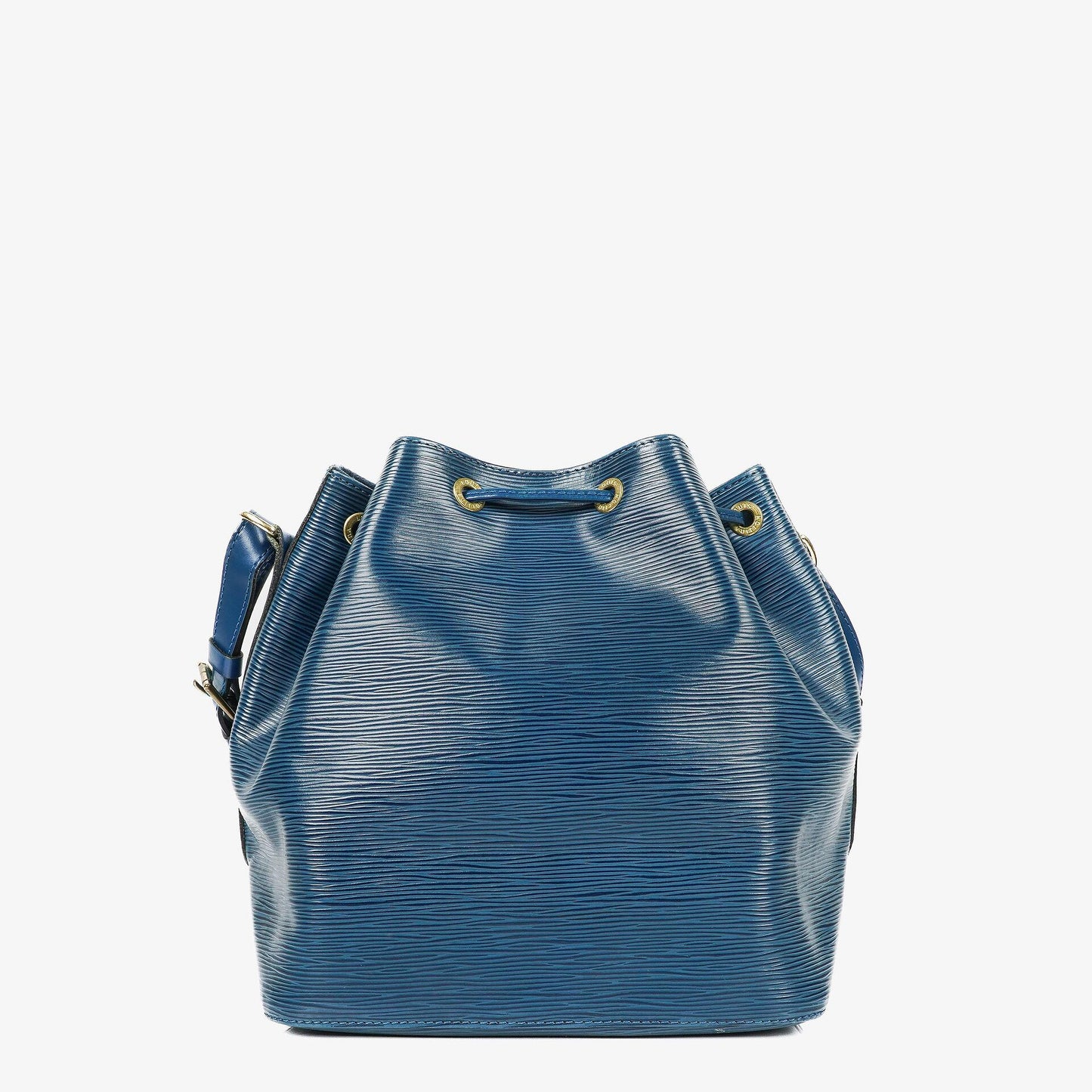 Louis Vuitton Petit Noe Blue EPI Leather Shoulder Bag