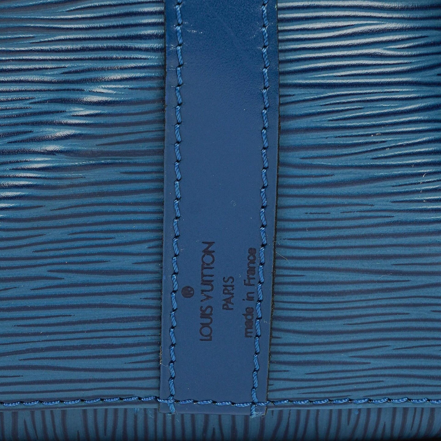 Louis Vuitton Petit Noe Blue EPI Leather Shoulder Bag