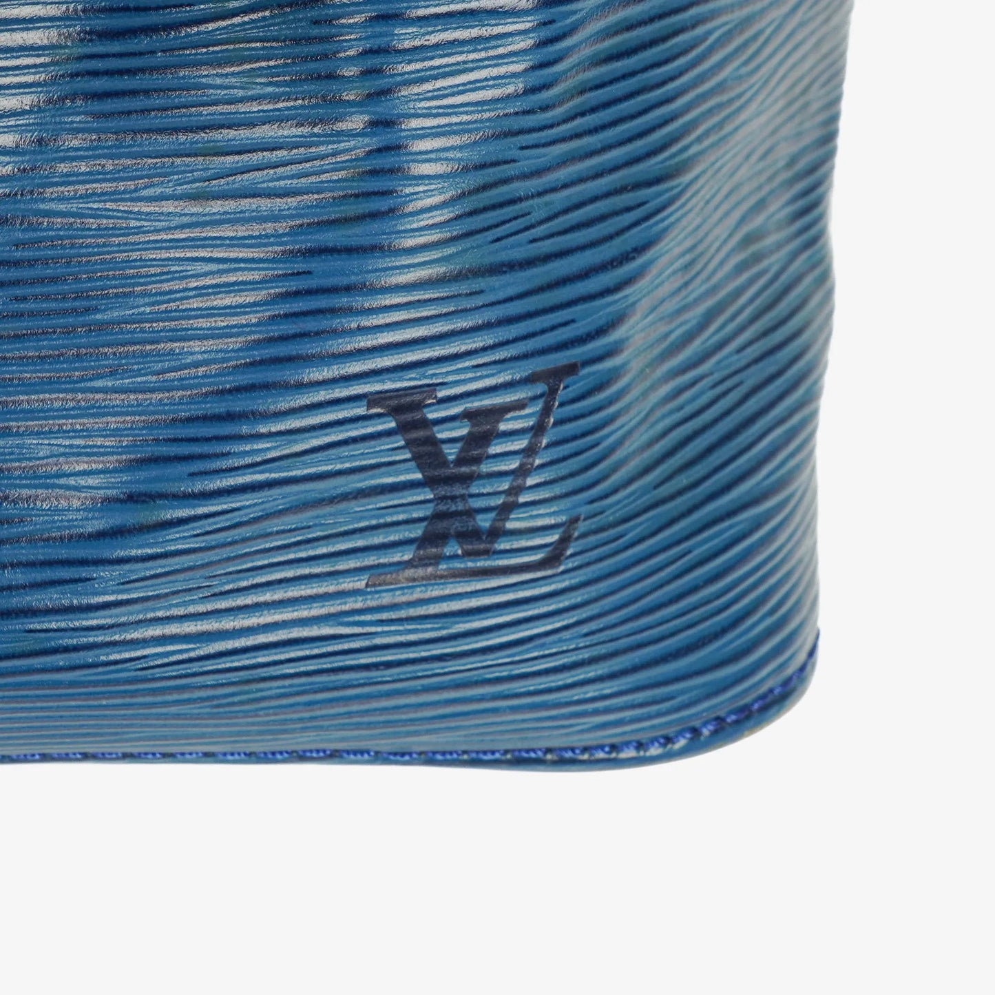 Louis Vuitton Petit Noe Blue EPI Leather Shoulder Bag