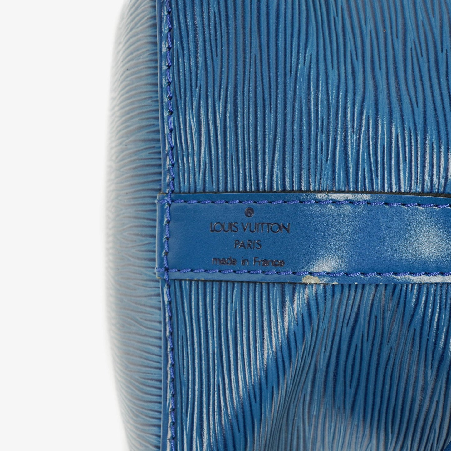 Louis Vuitton Petit Noe Blue EPI Leather Shoulder Bag