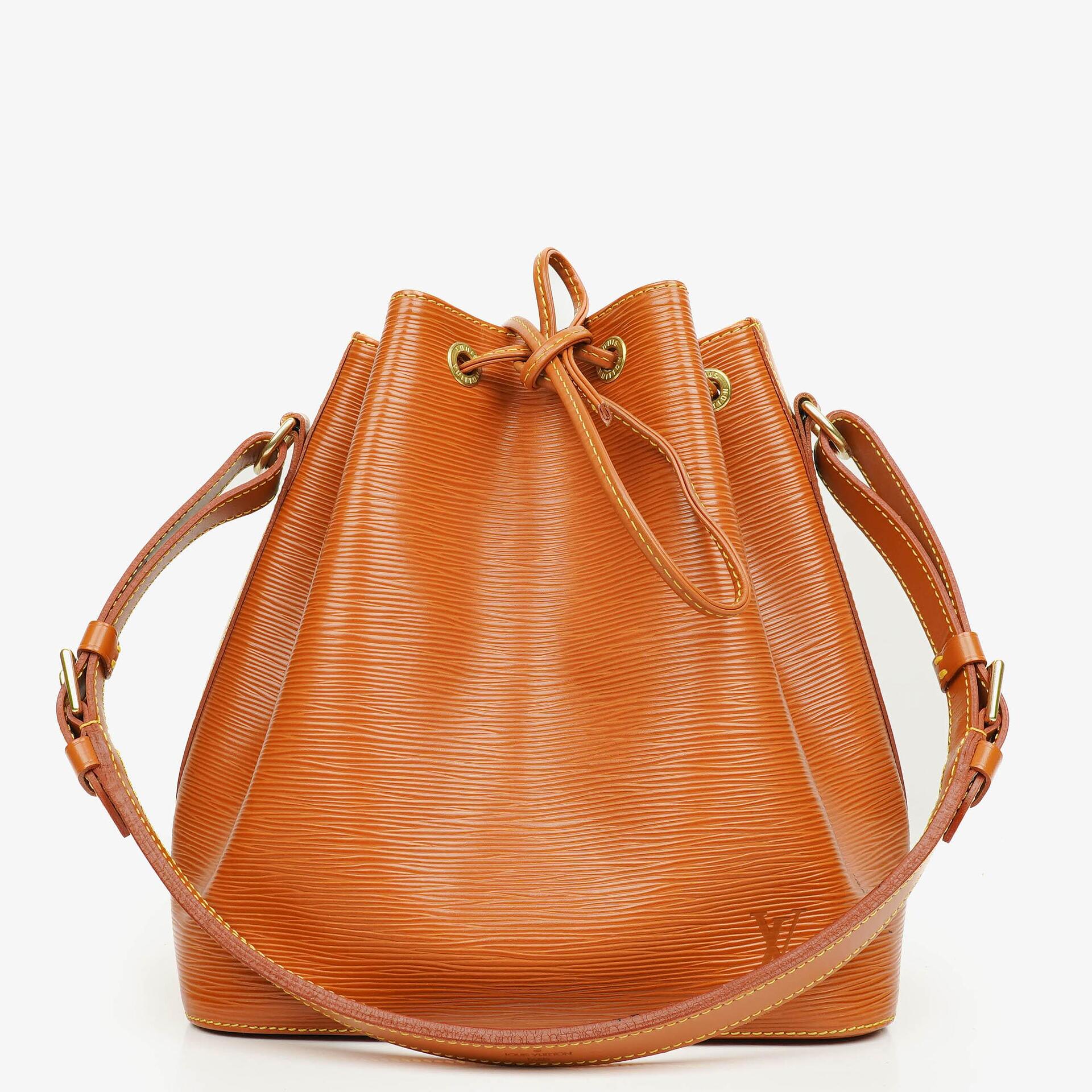 Louis Vuitton Petit Noe Brown EPI Leather Shoulder Bag