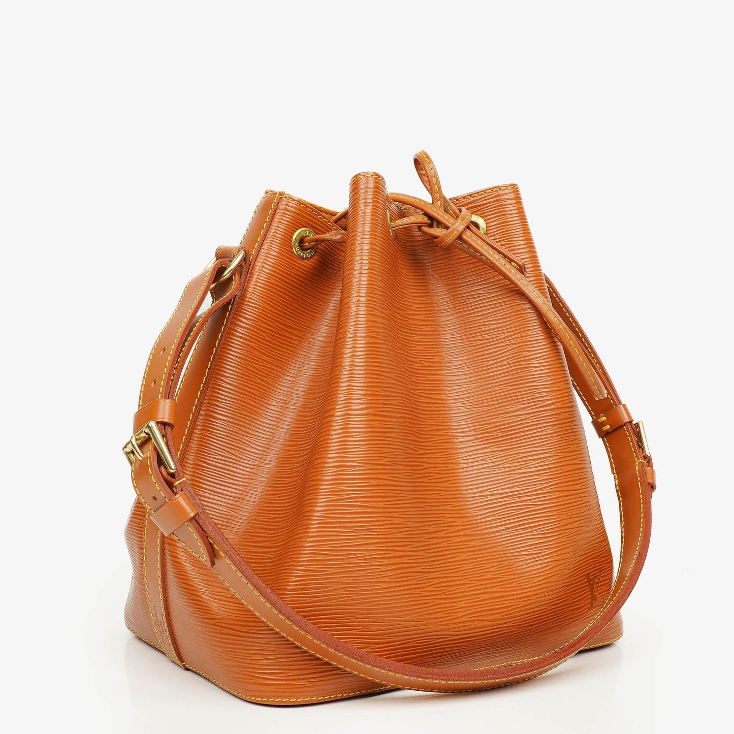 Louis Vuitton Petit Noe Brown EPI Leather Shoulder Bag