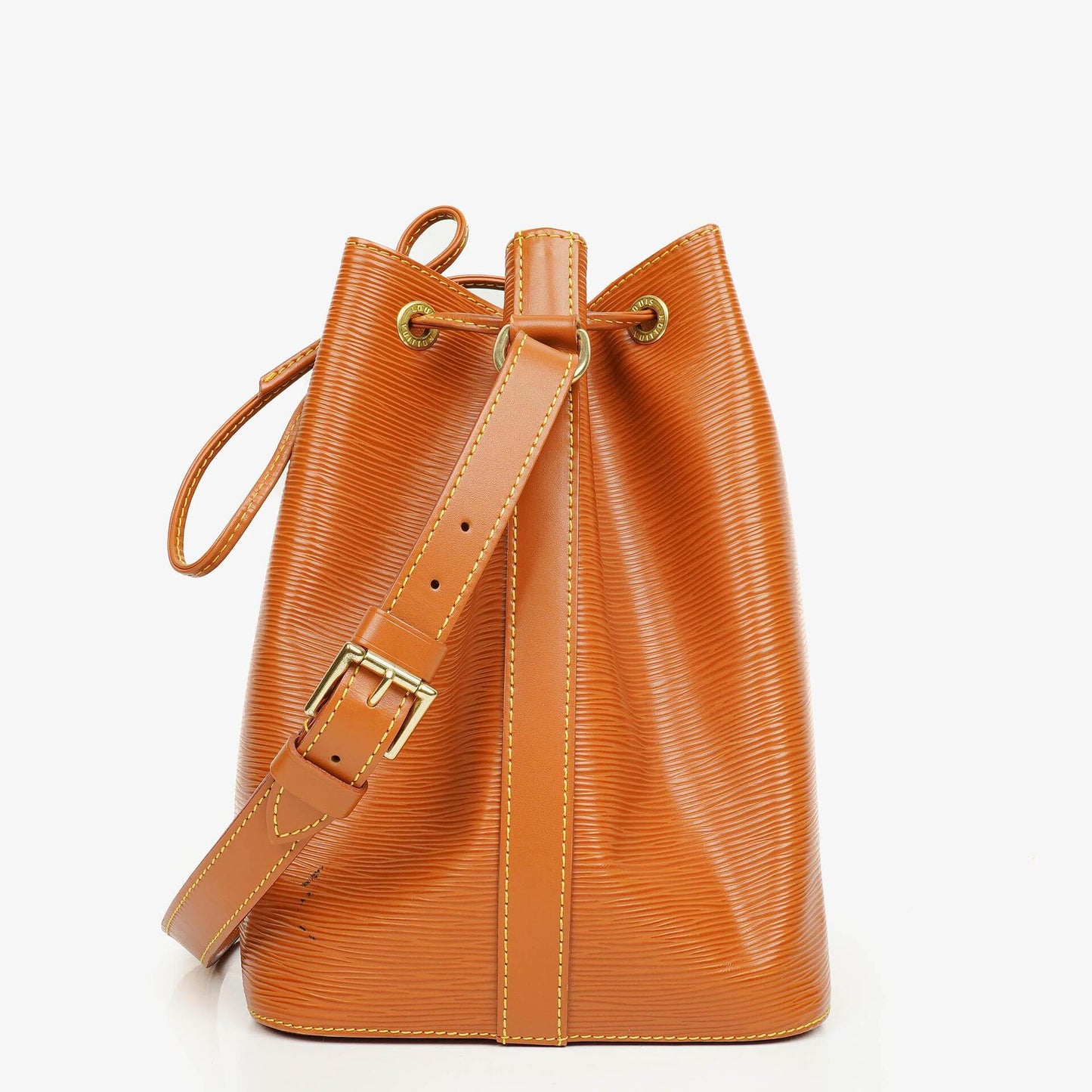 Louis Vuitton Petit Noe Brown EPI Leather Shoulder Bag