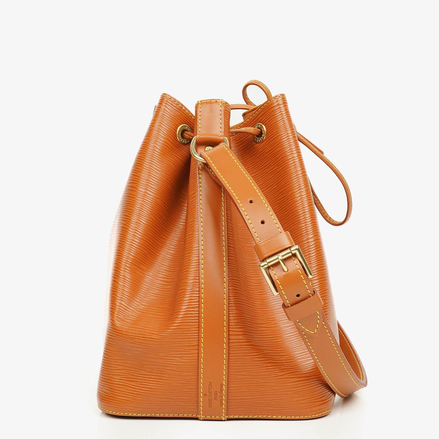 Louis Vuitton Petit Noe Brown EPI Leather Shoulder Bag