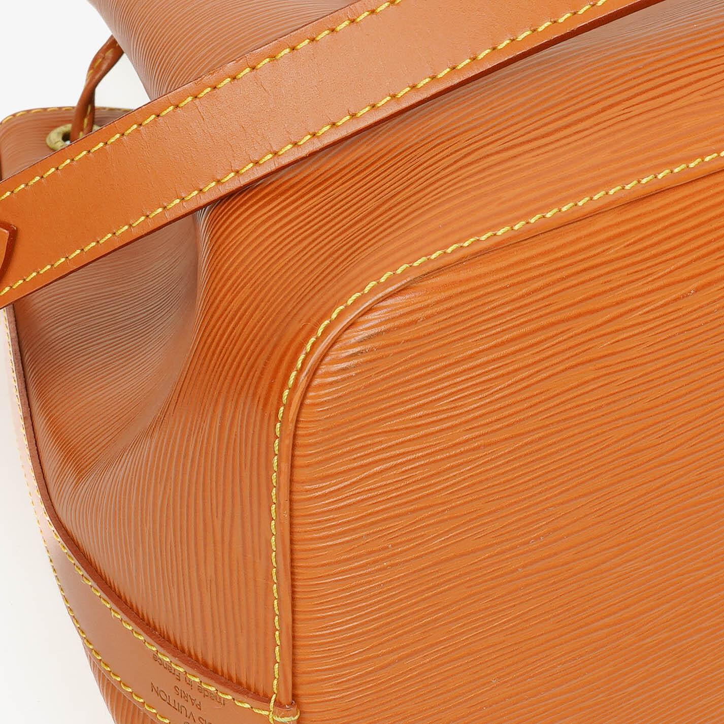 Louis Vuitton Petit Noe Brown EPI Leather Shoulder Bag