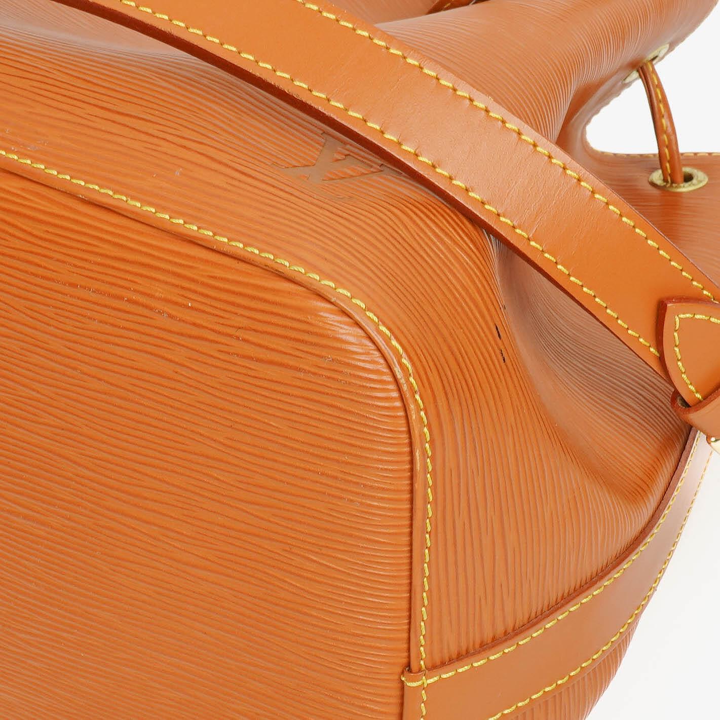 Louis Vuitton Petit Noe Brown EPI Leather Shoulder Bag