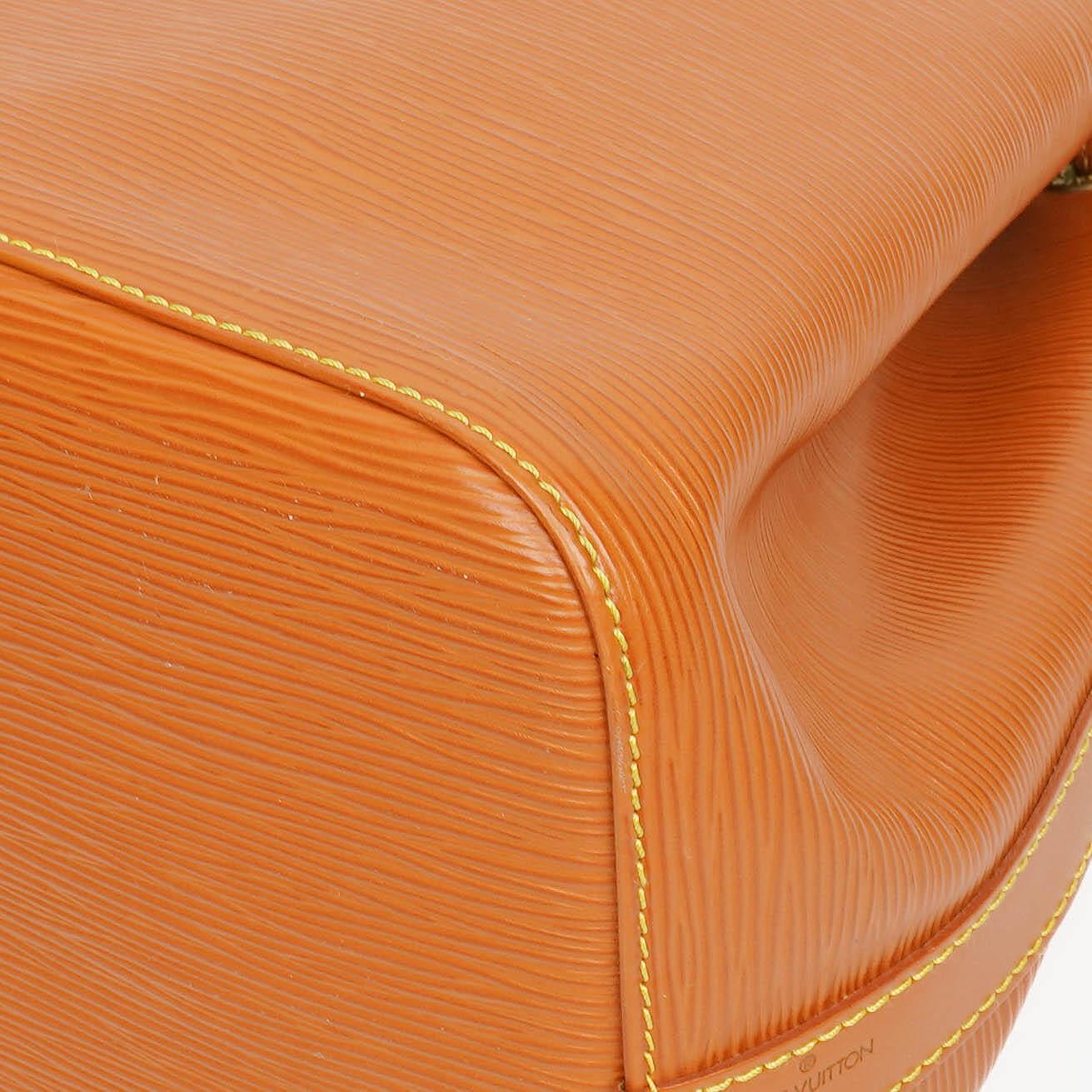 Louis Vuitton Petit Noe Brown EPI Leather Shoulder Bag