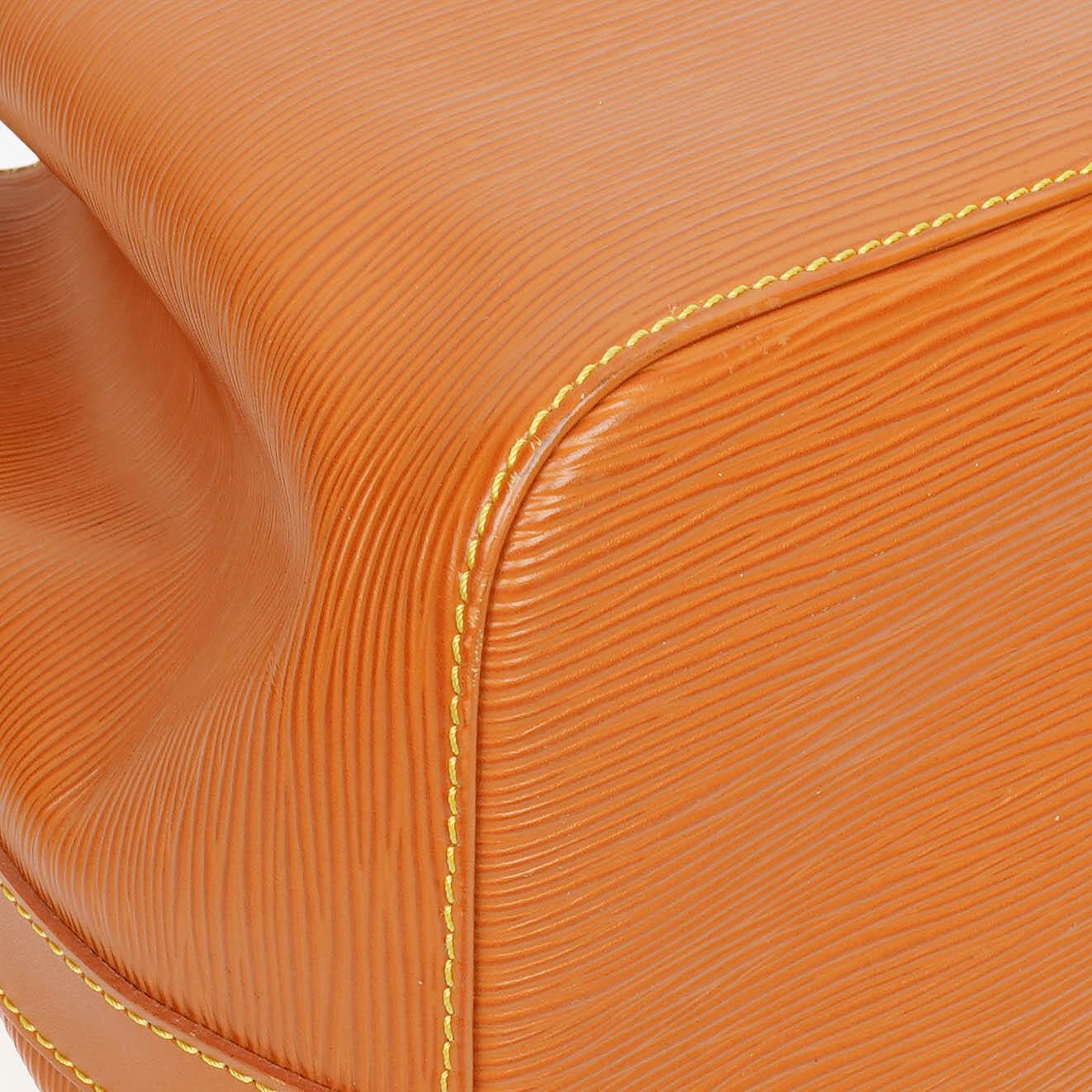 Louis Vuitton Petit Noe Brown EPI Leather Shoulder Bag