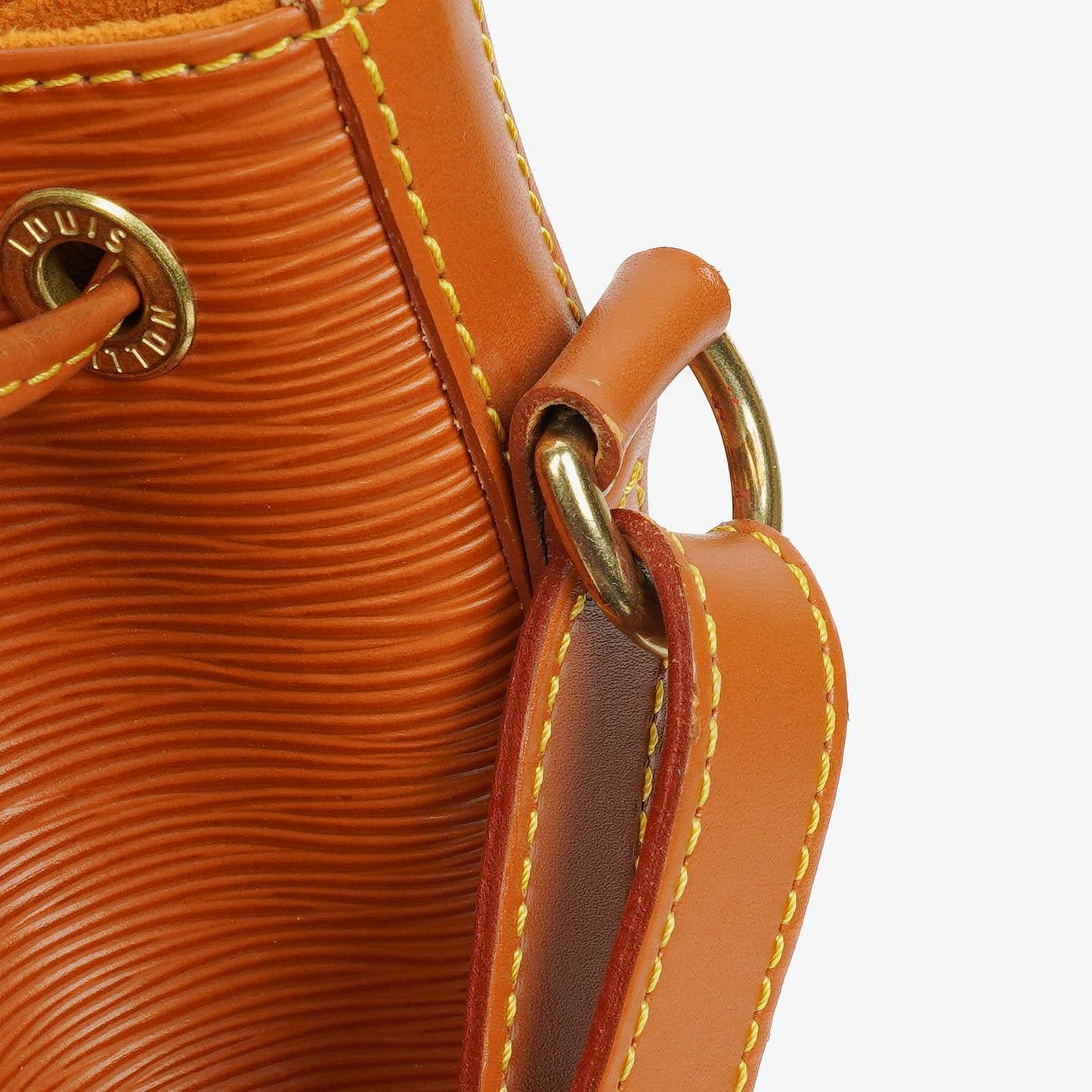 Louis Vuitton Petit Noe Brown EPI Leather Shoulder Bag