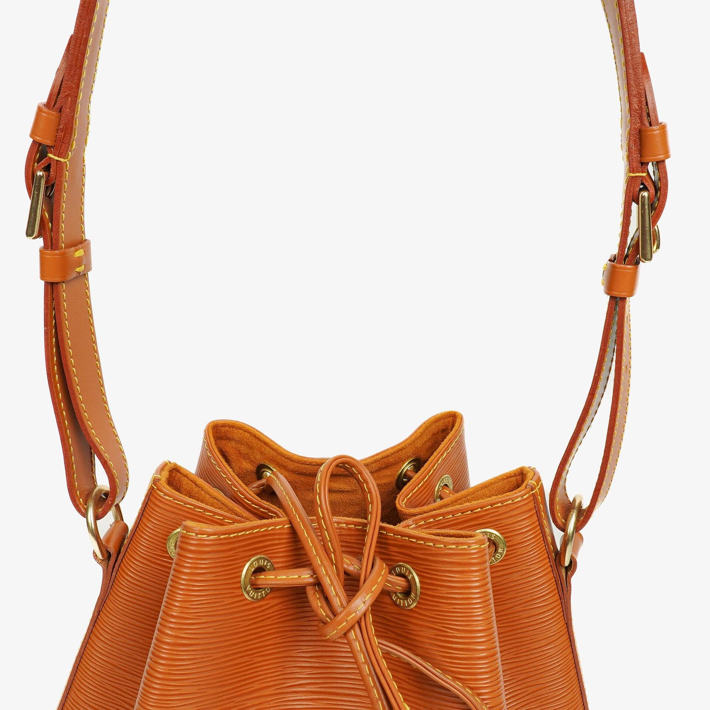 Louis Vuitton Petit Noe Brown EPI Leather Shoulder Bag