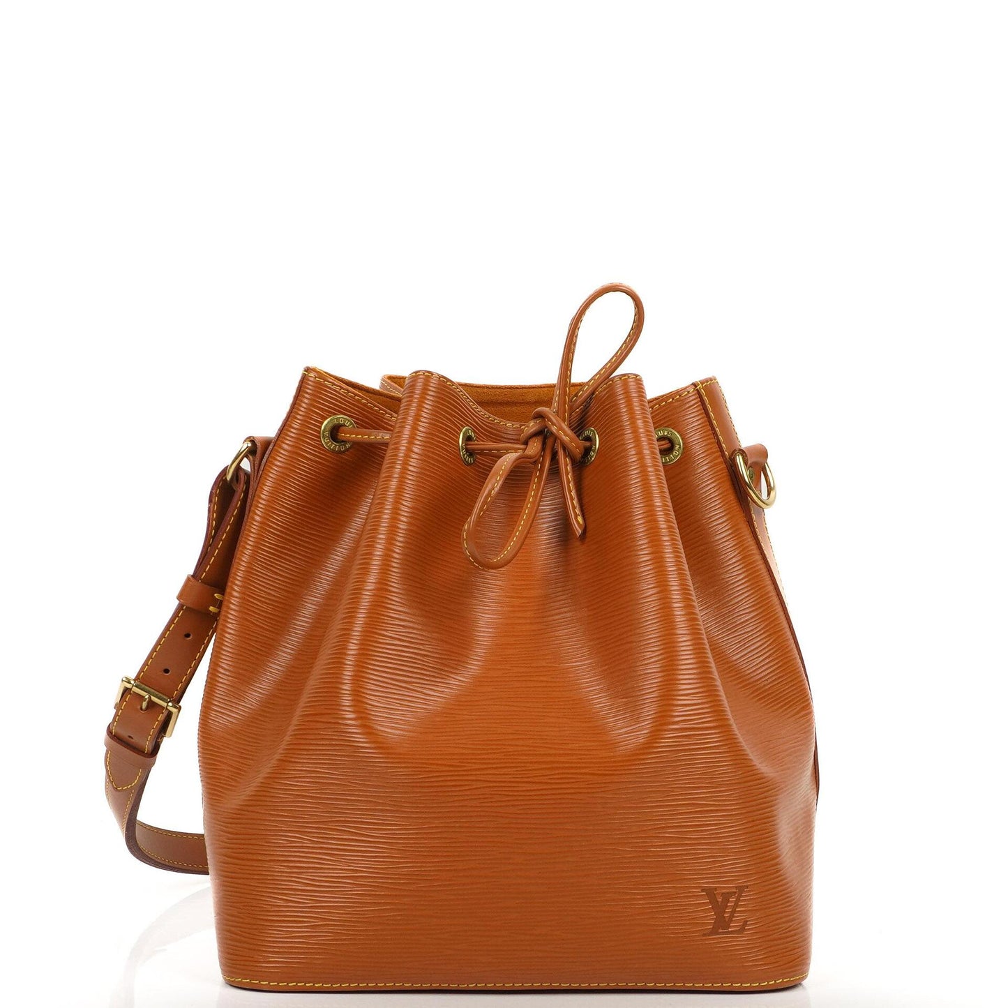 Louis Vuitton Petit Noe Cognac EPI Leather Shoulder Bag