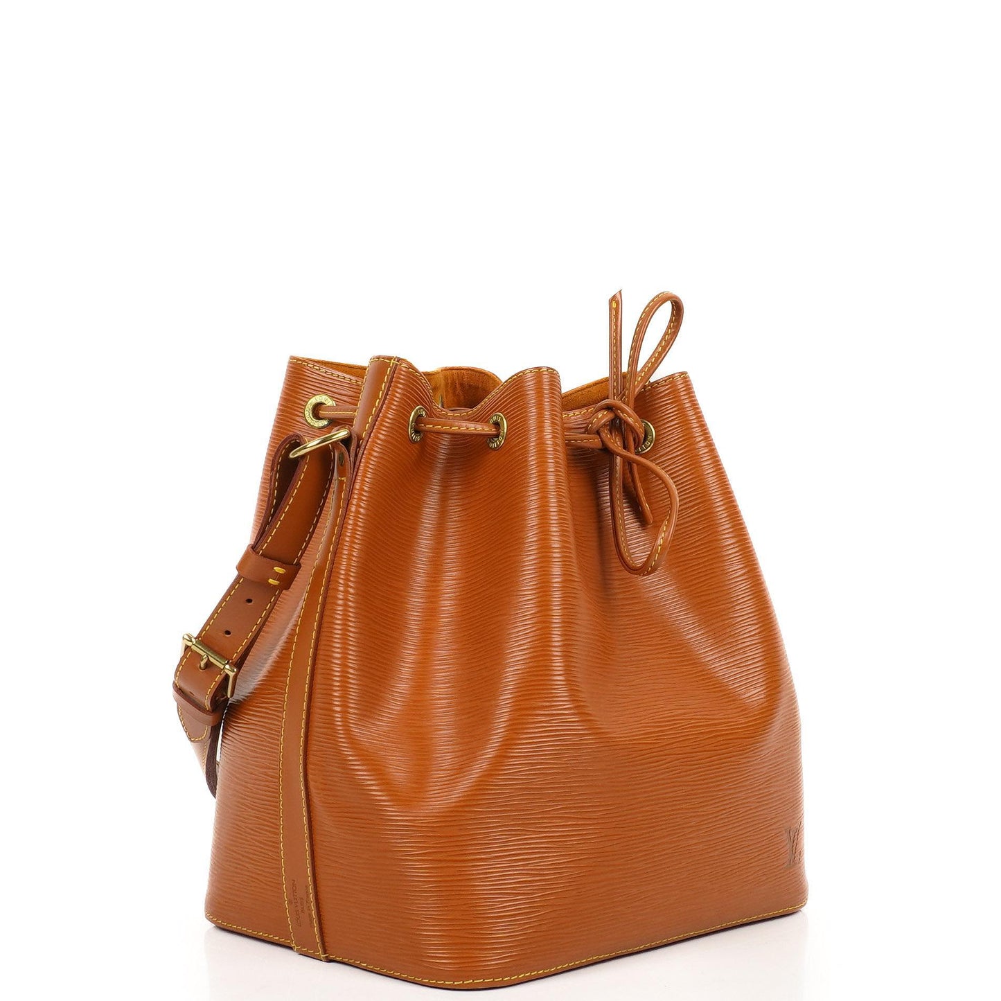 Louis Vuitton Petit Noe Cognac EPI Leather Shoulder Bag