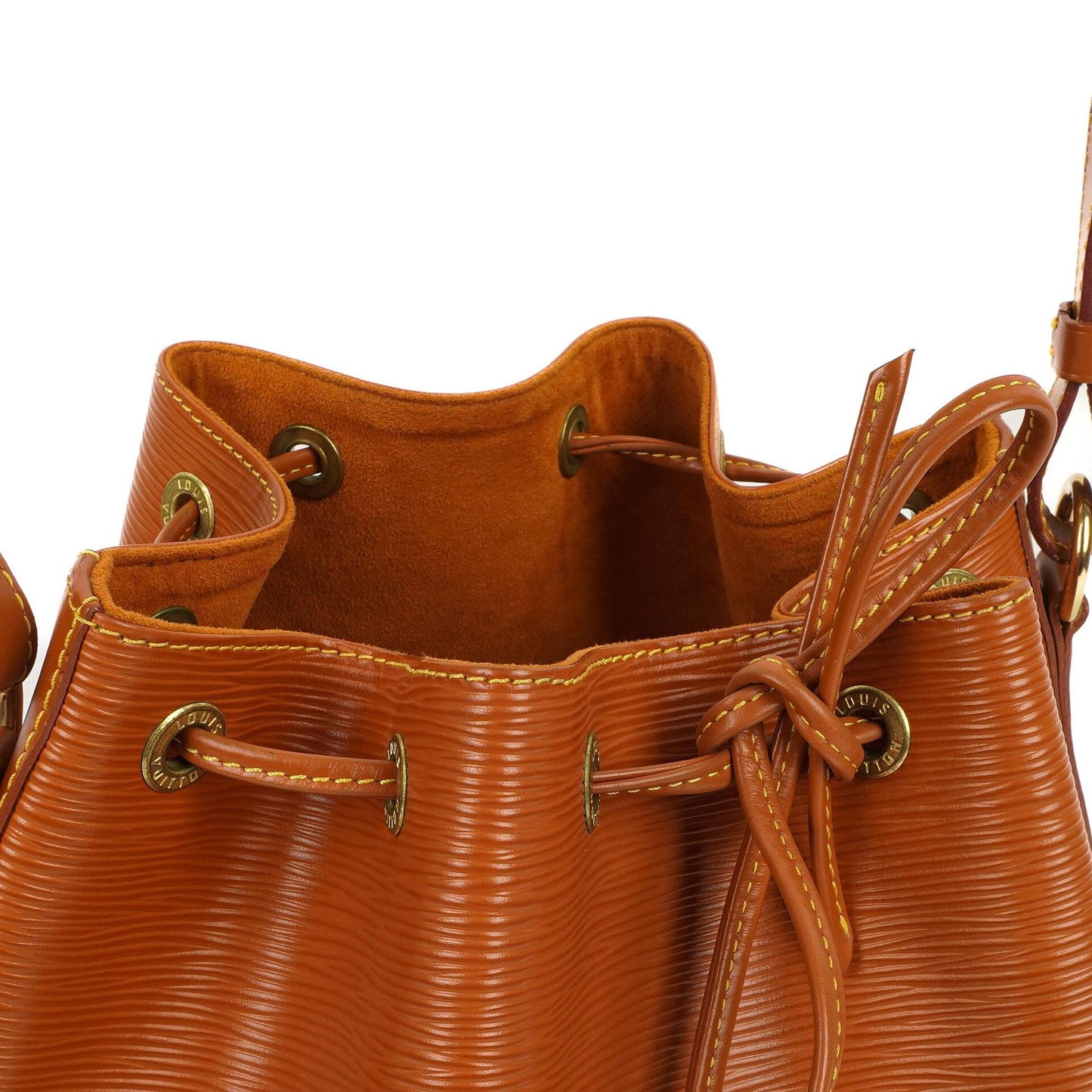 Louis Vuitton Petit Noe Cognac EPI Leather Shoulder Bag