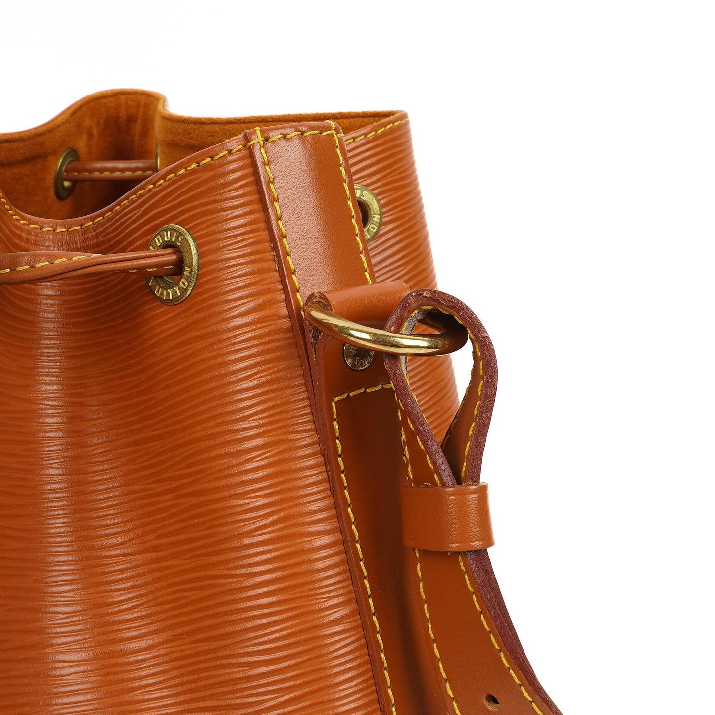 Louis Vuitton Petit Noe Cognac EPI Leather Shoulder Bag