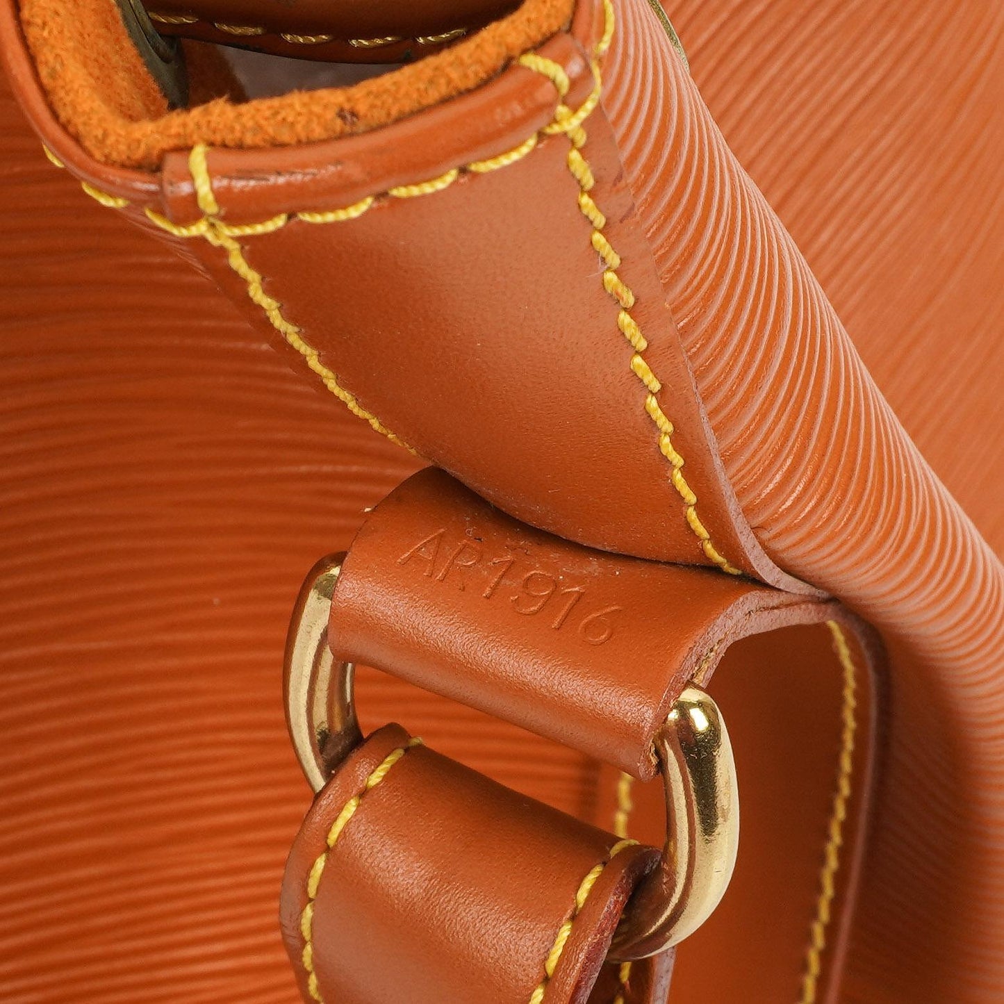 Louis Vuitton Petit Noe Cognac EPI Leather Shoulder Bag