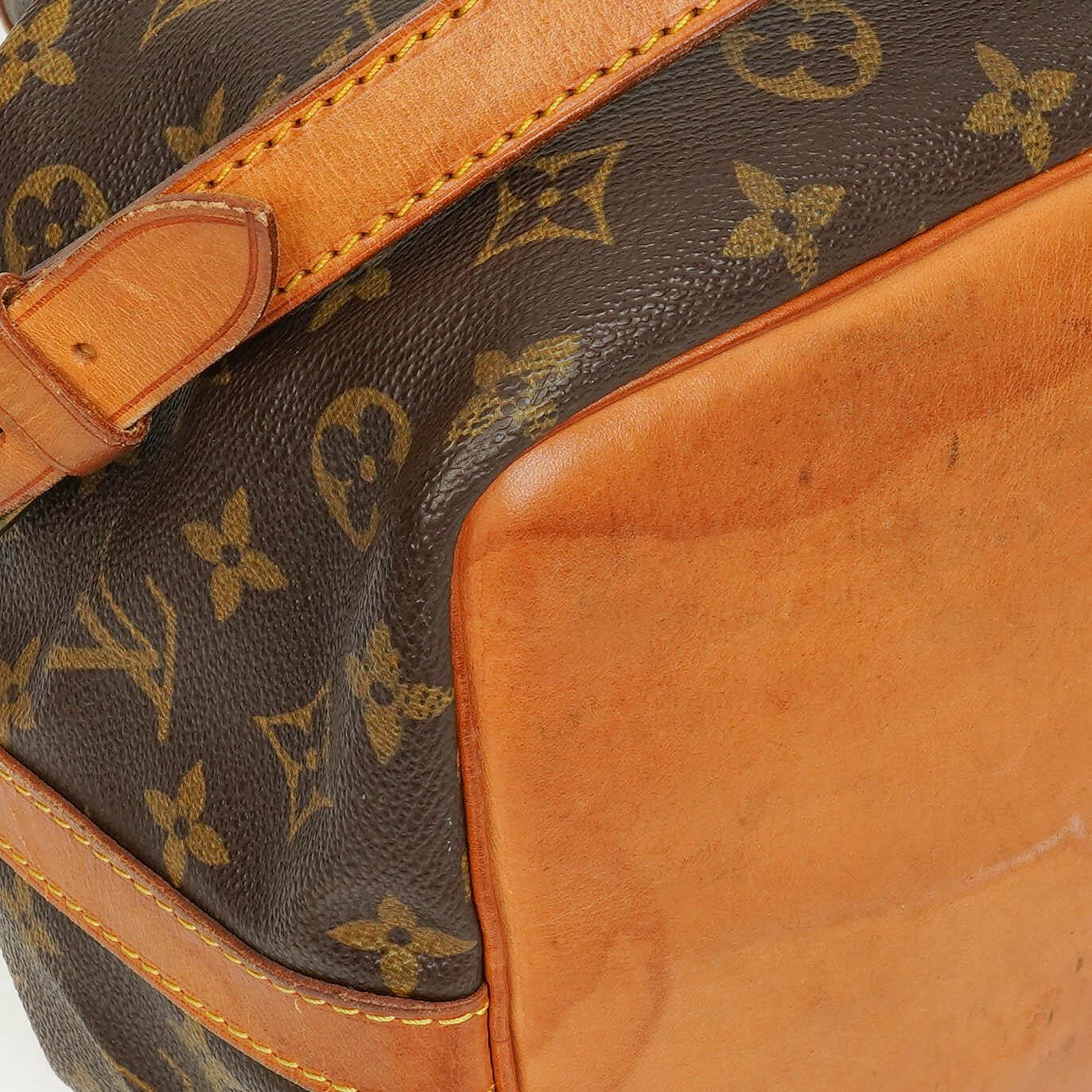 Louis Vuitton Petit Noe Malletier Monogram Canvas Shoulder Bag
