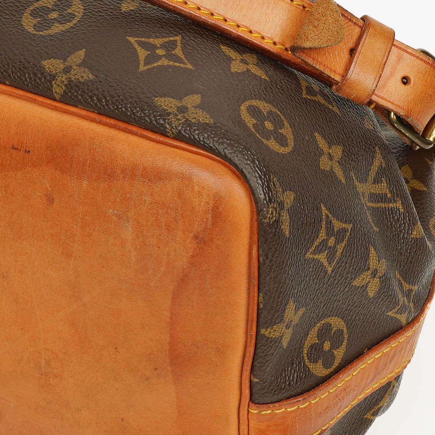 Louis Vuitton Petit Noe Malletier Monogram Canvas Shoulder Bag