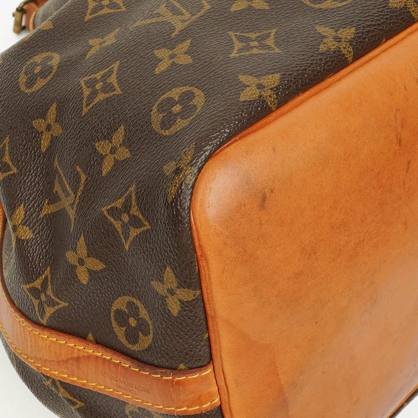 Louis Vuitton Petit Noe Malletier Monogram Canvas Shoulder Bag