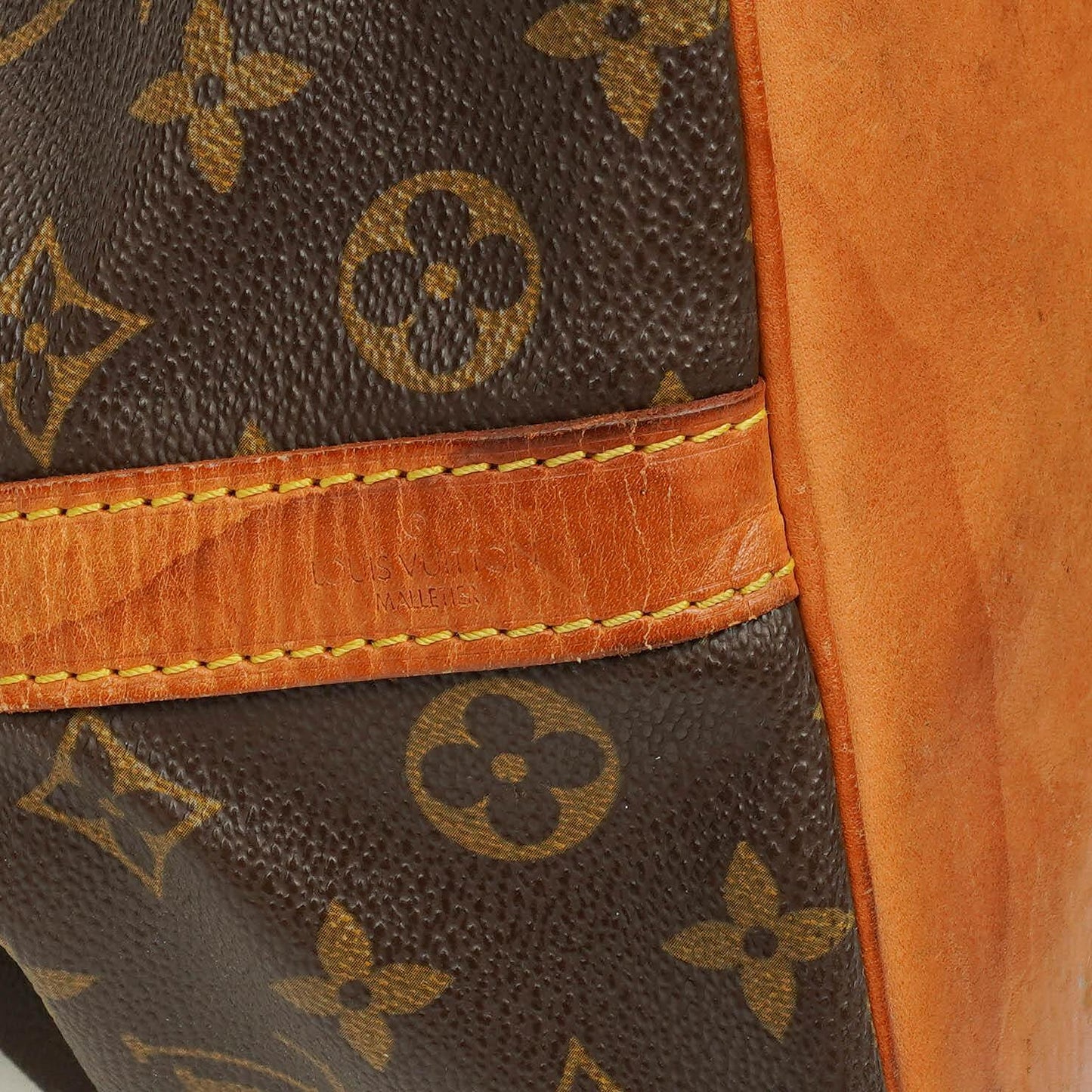 Louis Vuitton Petit Noe Malletier Monogram Canvas Shoulder Bag