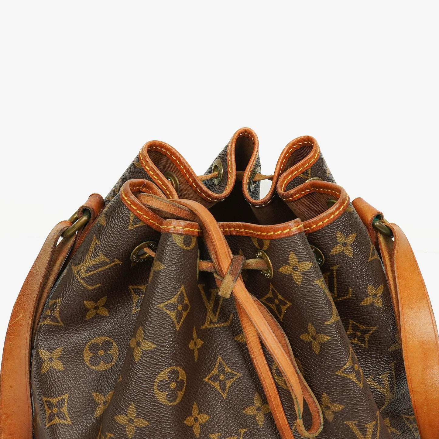 Louis Vuitton Petit Noe Malletier Monogram Canvas Shoulder Bag