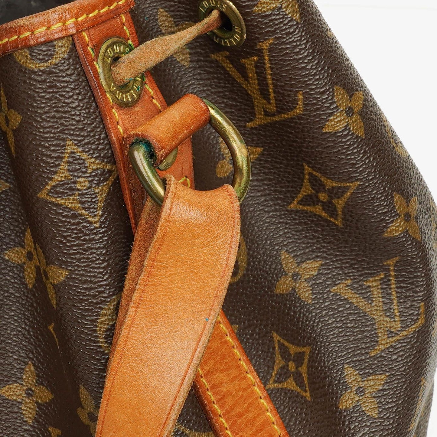 Louis Vuitton Petit Noe Malletier Monogram Canvas Shoulder Bag