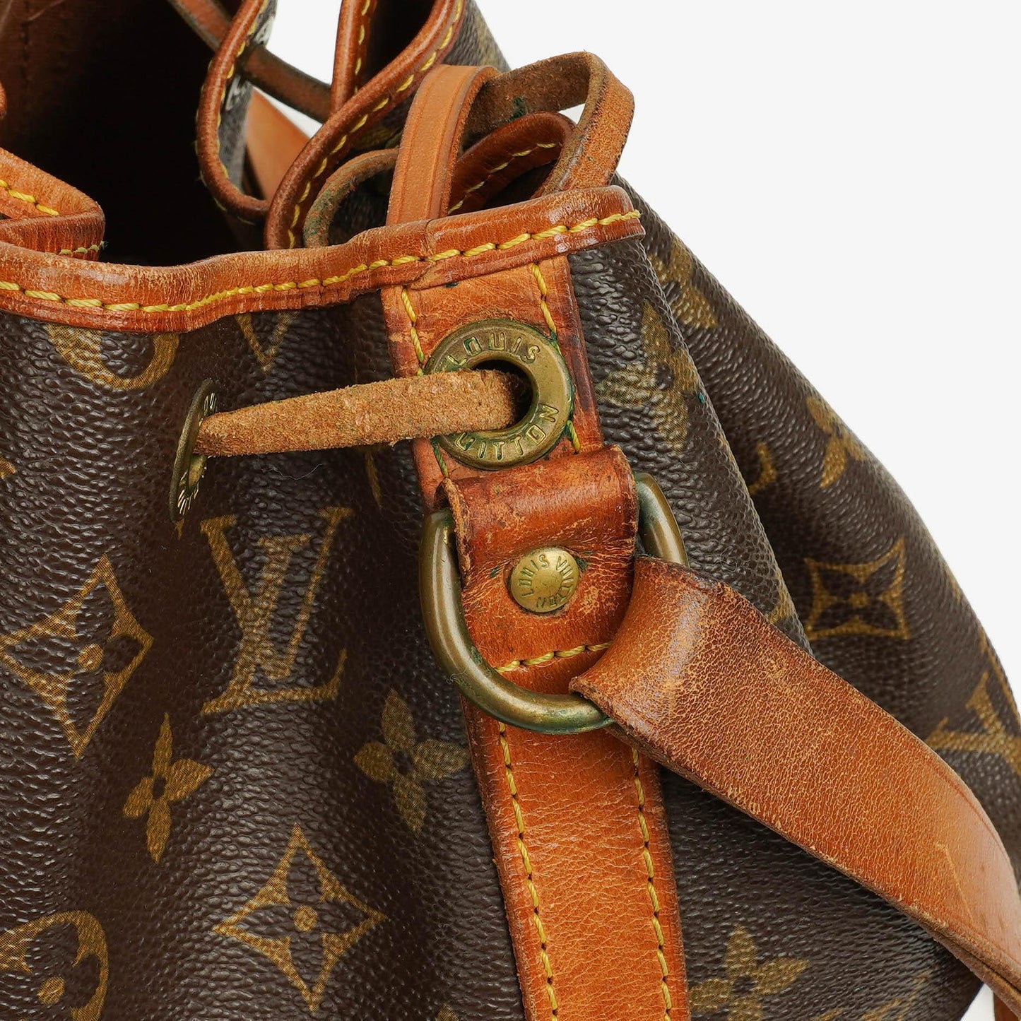 Louis Vuitton Petit Noe Malletier Monogram Canvas Shoulder Bag