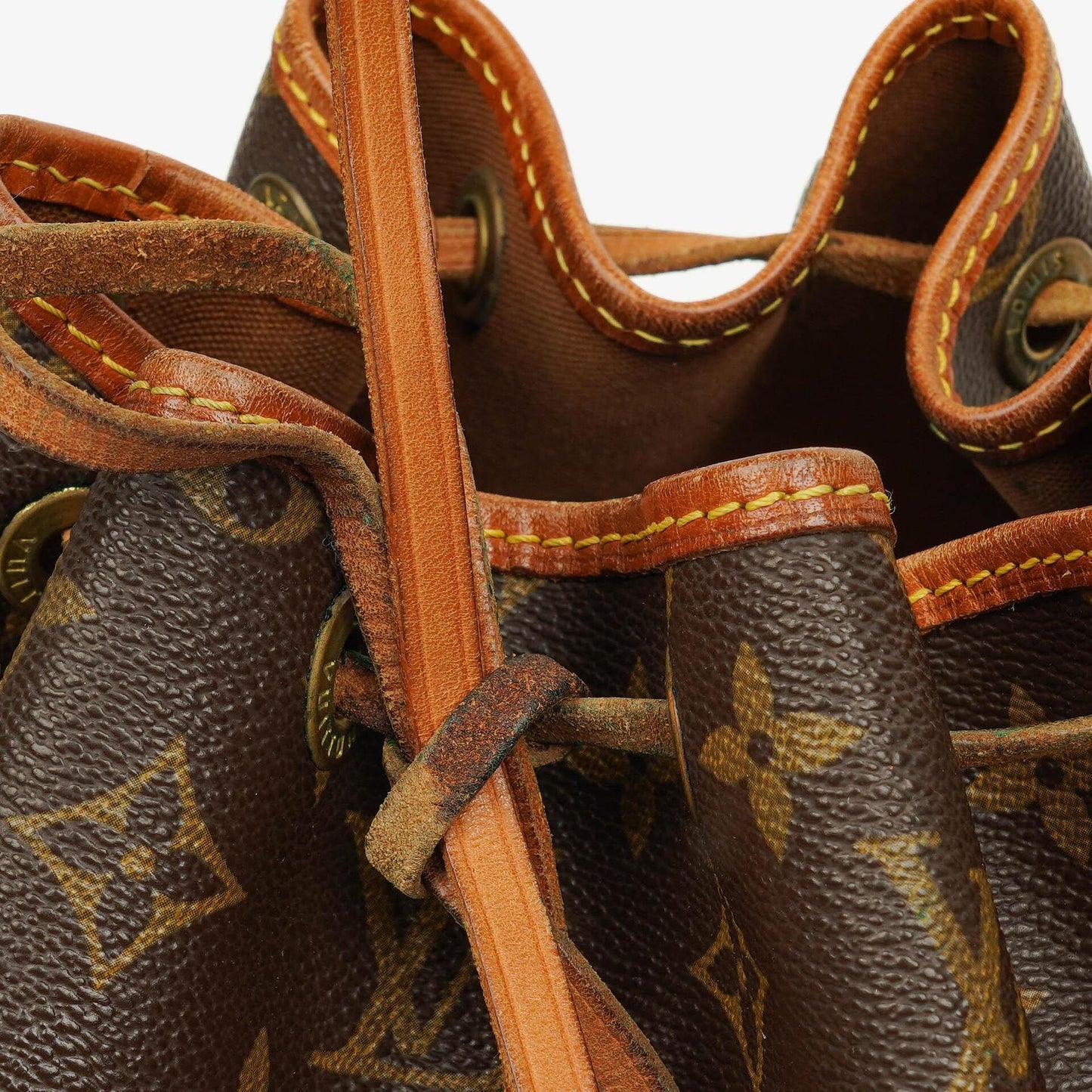 Louis Vuitton Petit Noe Malletier Monogram Canvas Shoulder Bag