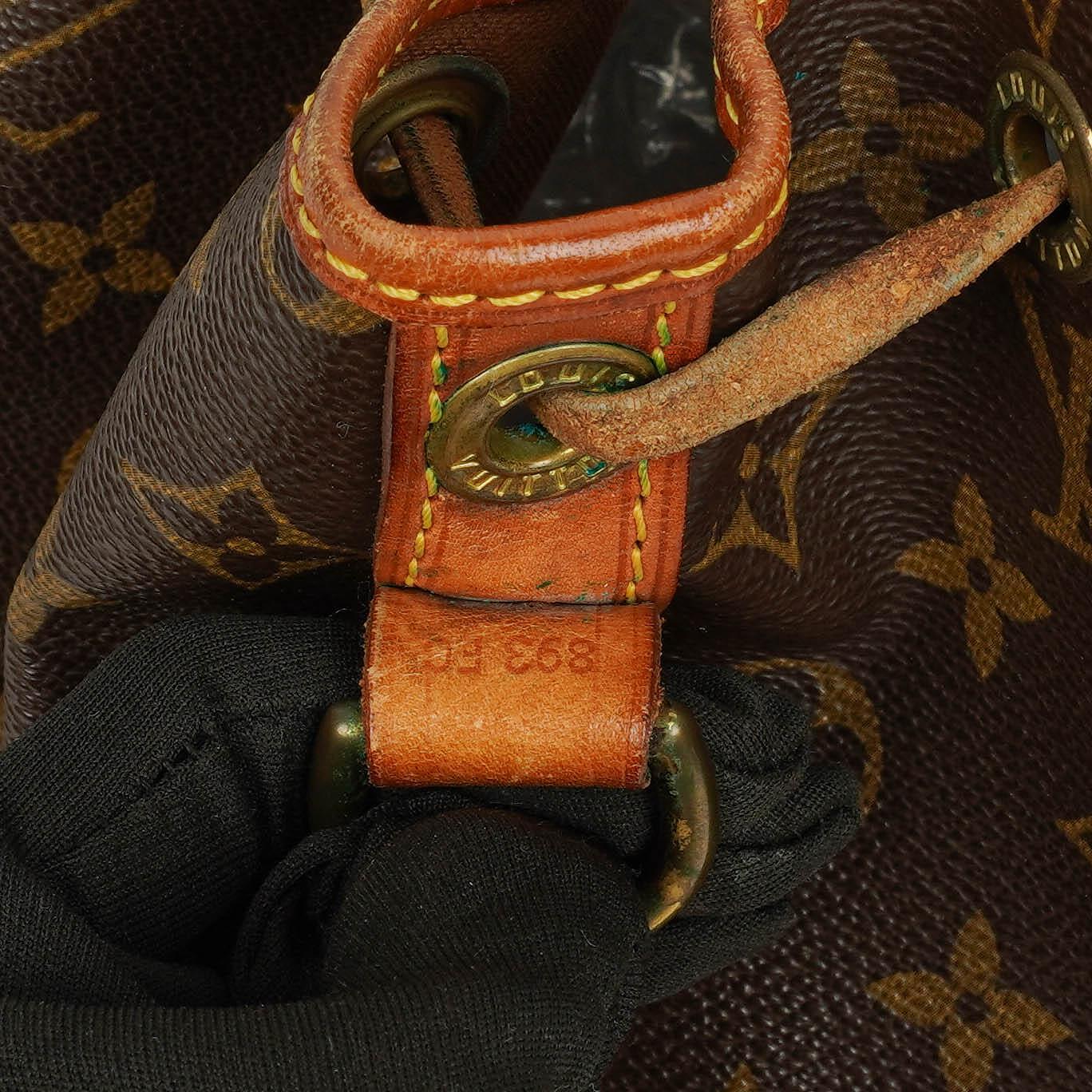 Louis Vuitton Petit Noe Malletier Monogram Canvas Shoulder Bag