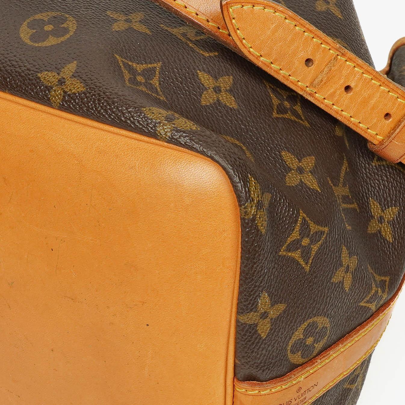 Louis Vuitton Petit Noe Malletier Monogram Canvas Shoulder Bag