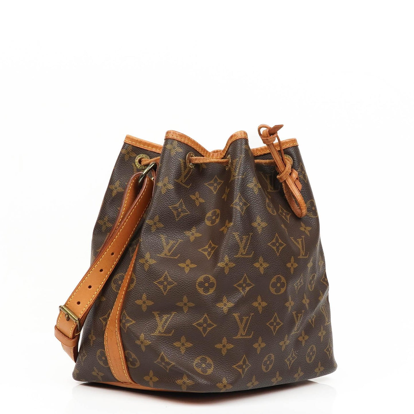 Louis Vuitton Petit Noe Monogram Canvas Shoulder Bag