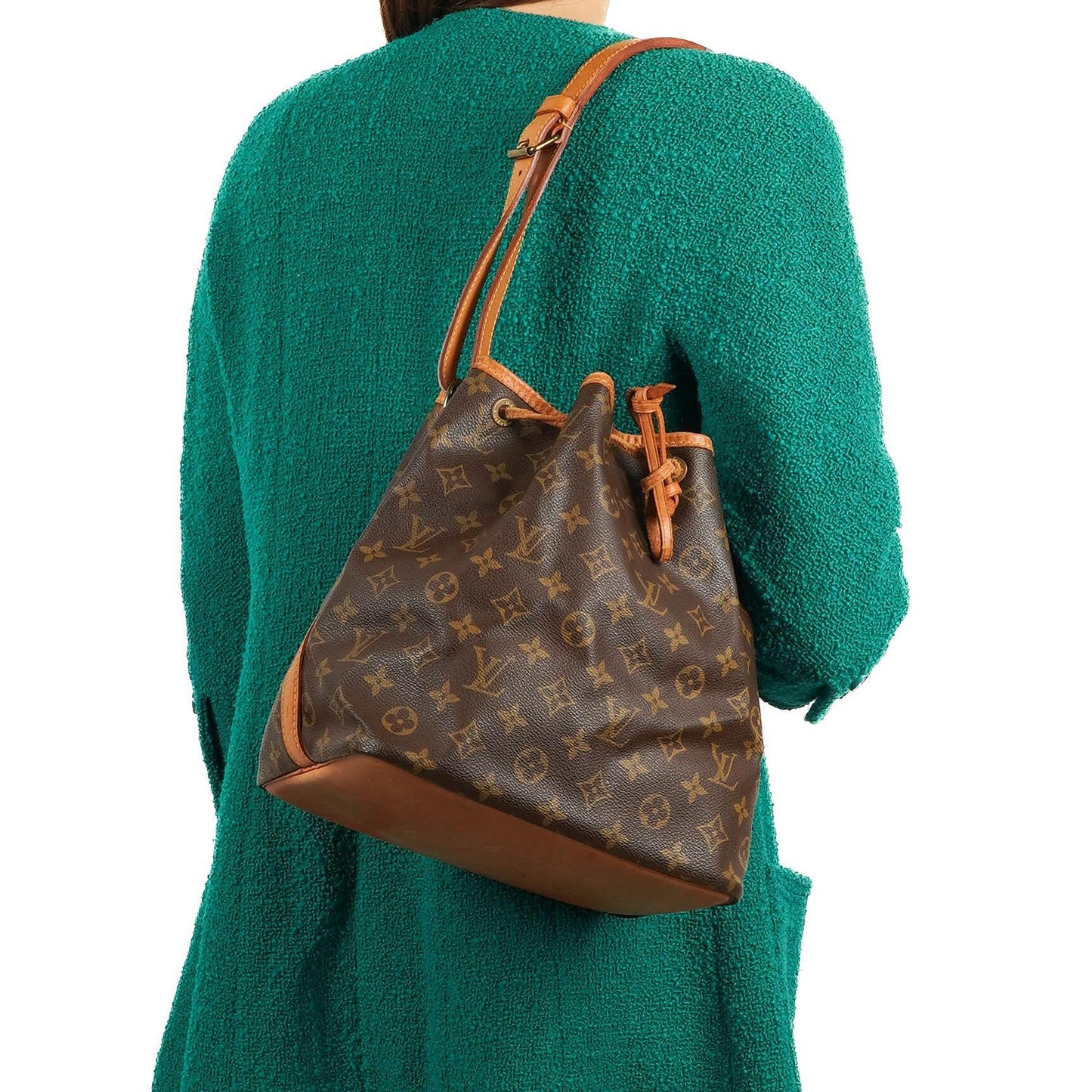 Louis Vuitton Petit Noe Monogram Canvas Shoulder Bag