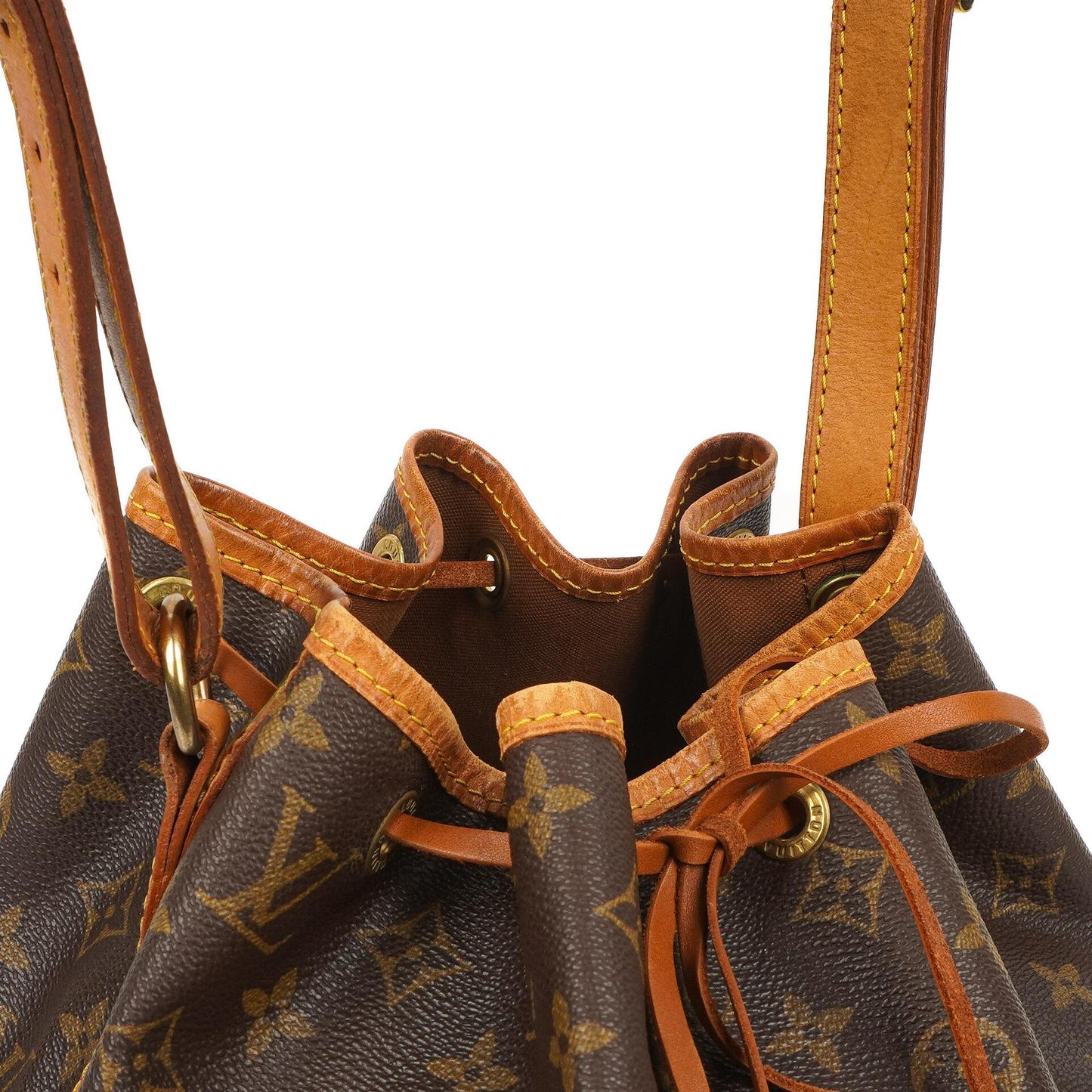 Louis Vuitton Petit Noe Monogram Canvas Shoulder Bag