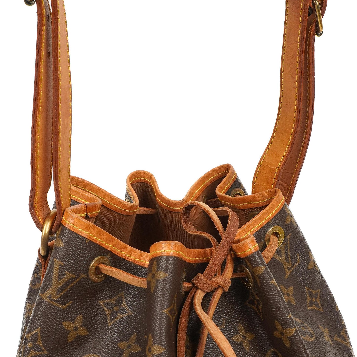 Louis Vuitton Petit Noe Monogram Canvas Shoulder Bag