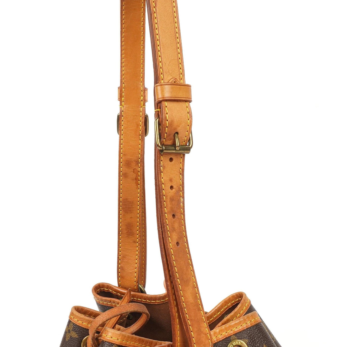 Louis Vuitton Petit Noe Monogram Canvas Shoulder Bag