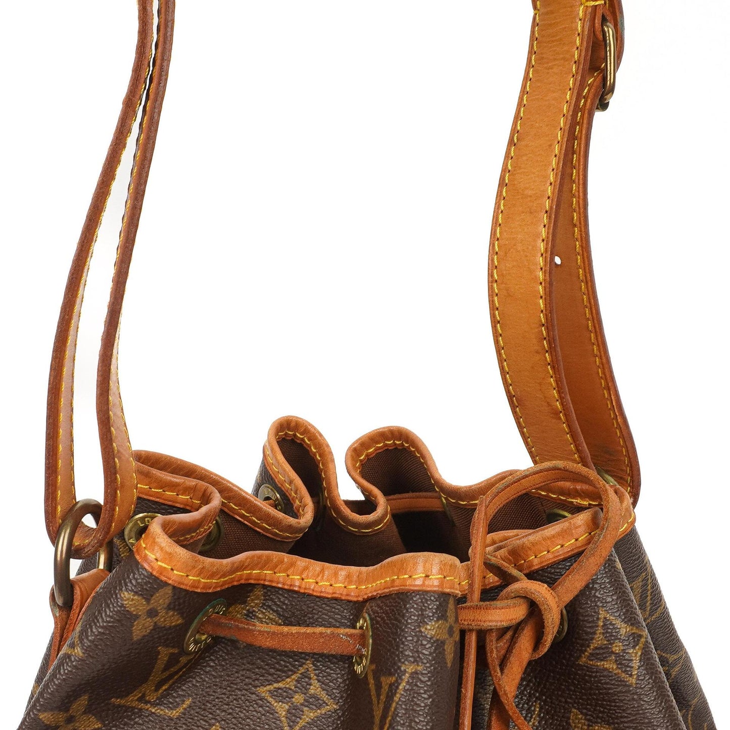 Louis Vuitton Petit Noe Monogram Canvas Shoulder Bag