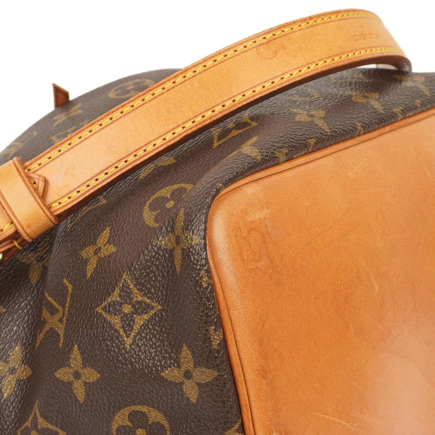 Louis Vuitton Petit Noe Monogram Canvas Shoulder Bag