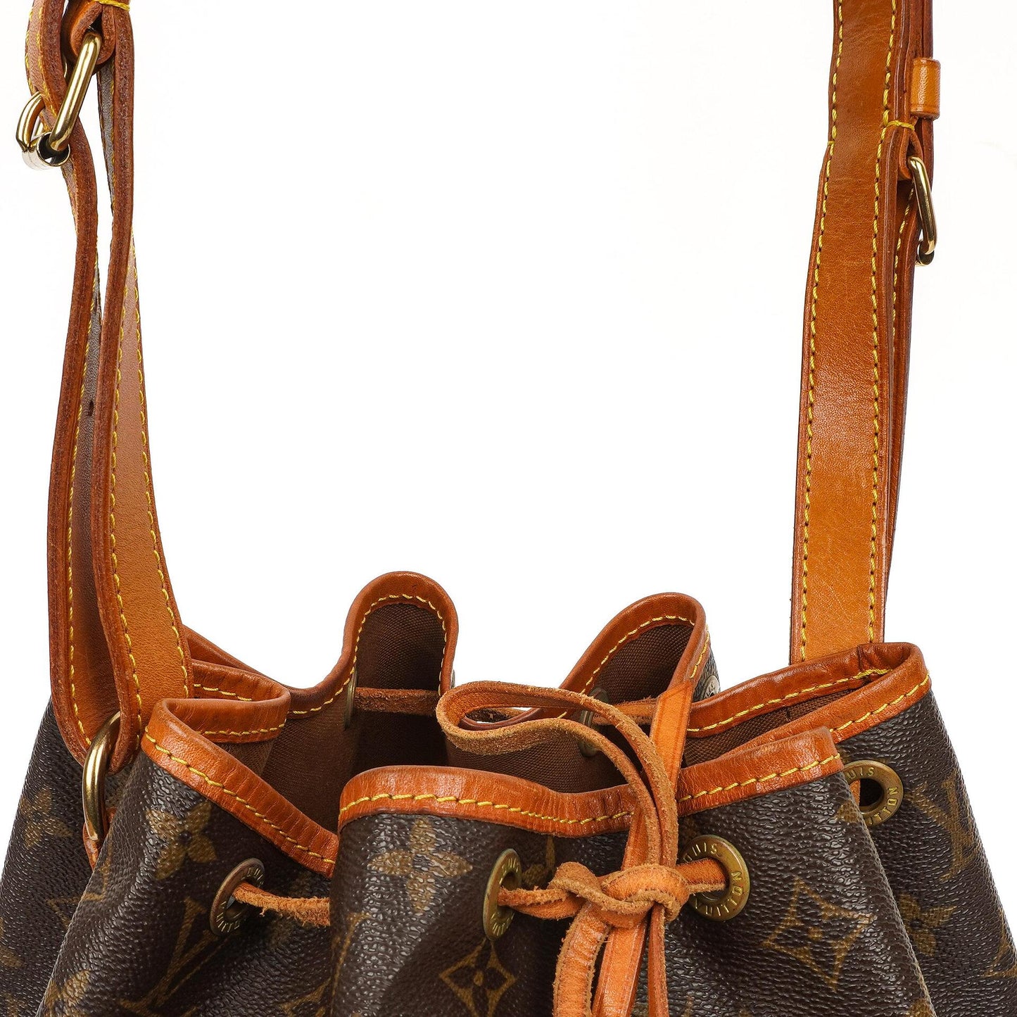 Louis Vuitton Petit Noe Monogram Canvas Shoulder Bag