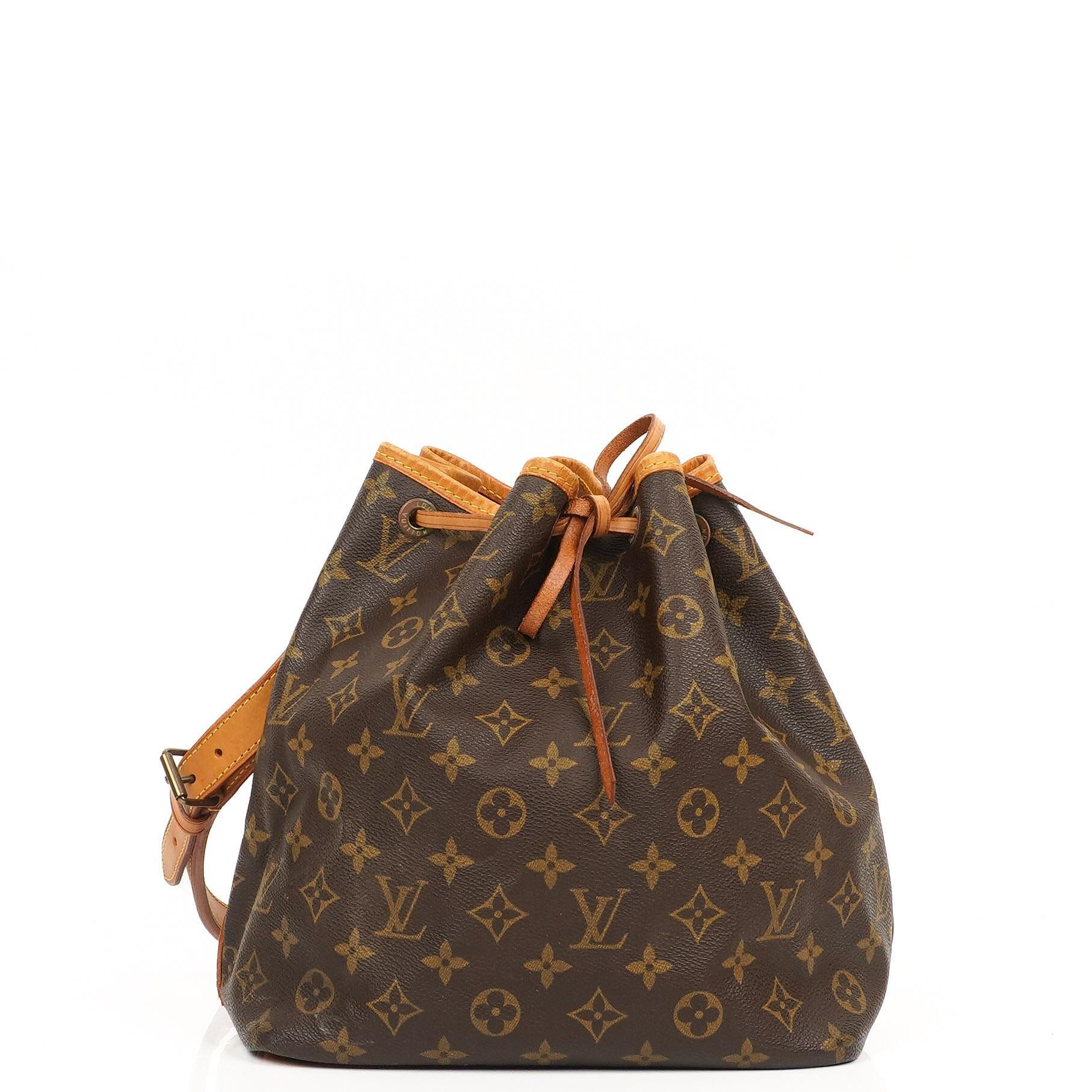 Louis Vuitton Petit Noe Monogram Canvas Shoulder Bag