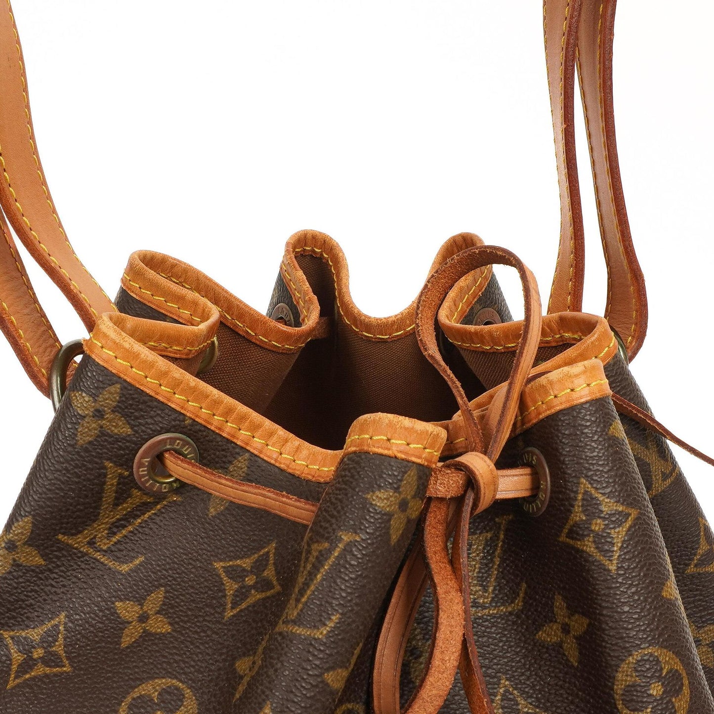 Louis Vuitton Petit Noe Monogram Canvas Shoulder Bag